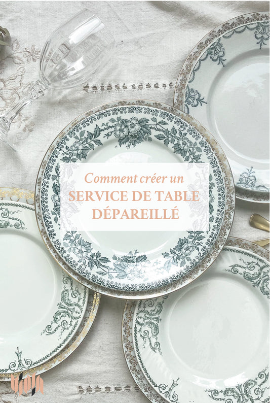 Comment créer un service de table dépareillé avec de la vaisselle vintage