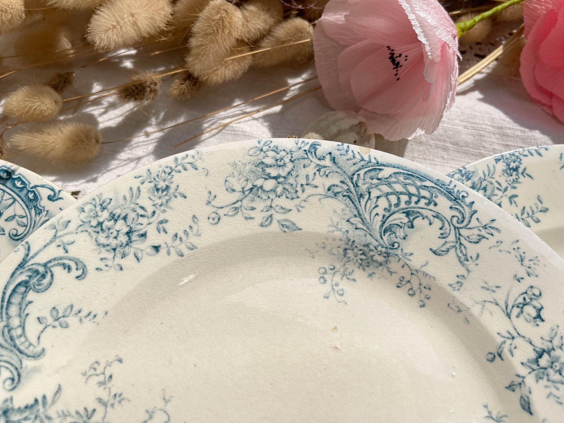 Petites assiettes Terre de fer SALINS modèle Bijou