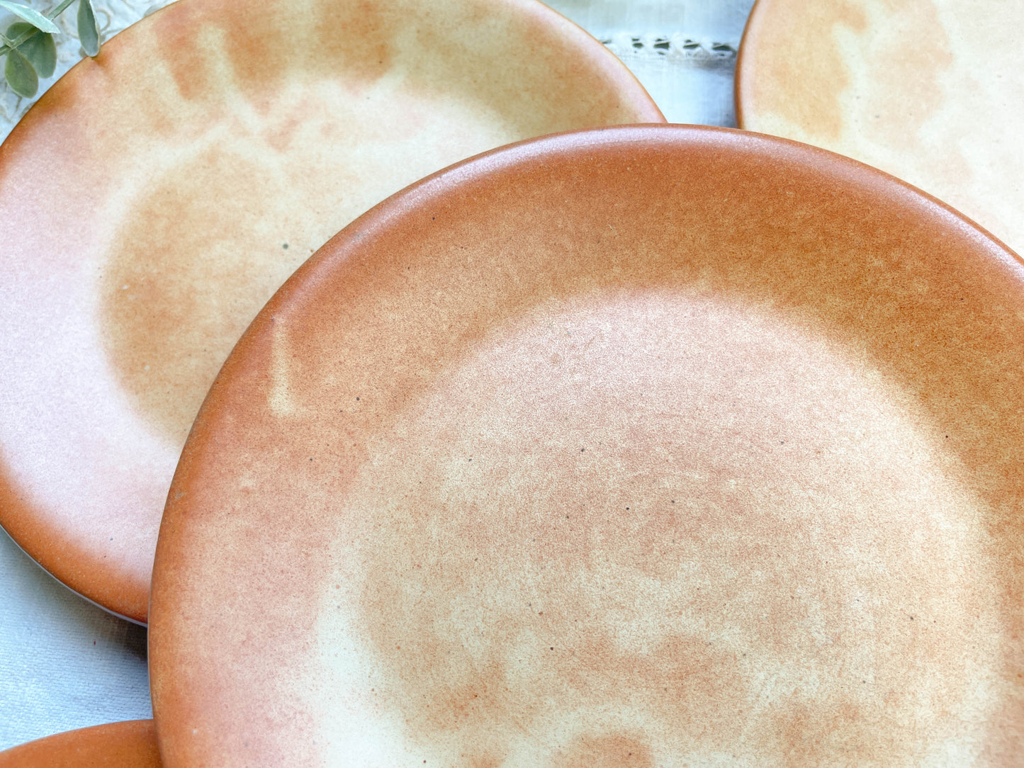 5 Assiettes Vintage en Grès Vallauris