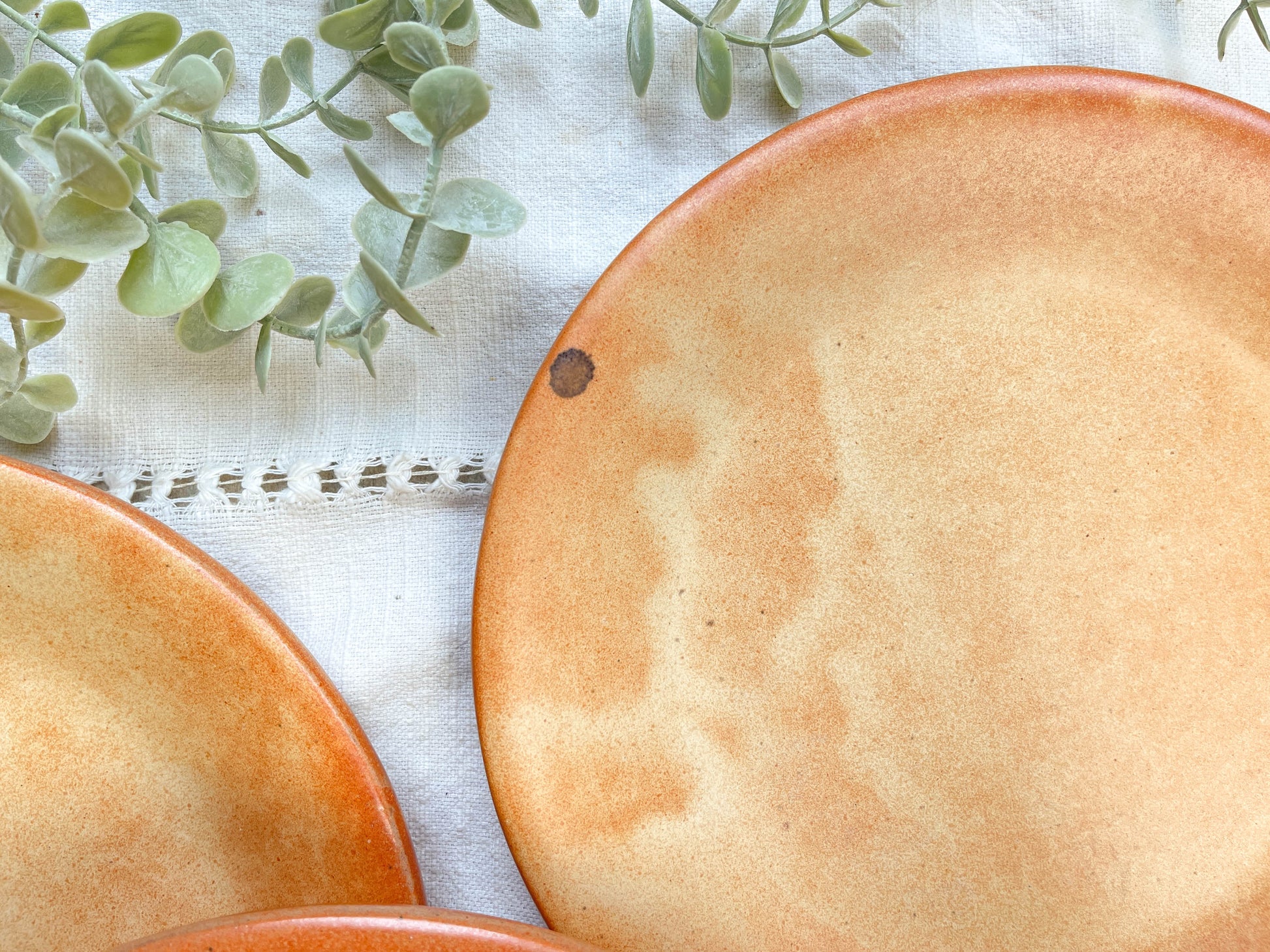 5 Assiettes Vintage en Grès Vallauris