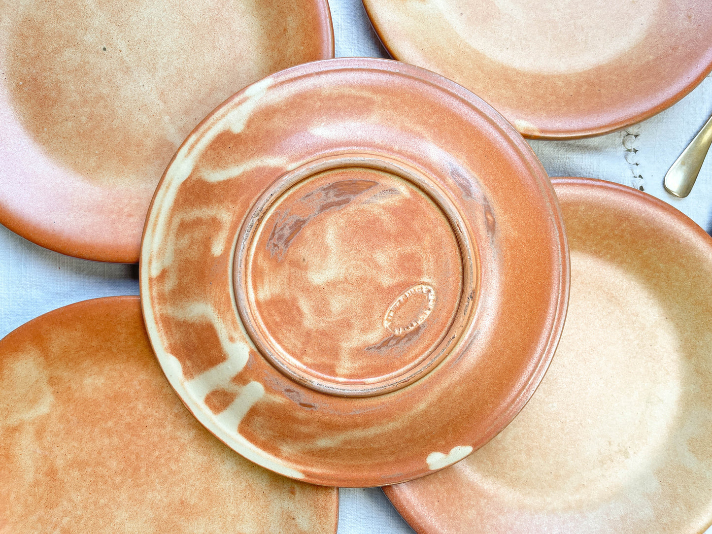 5 Assiettes Vintage en Grès Vallauris
