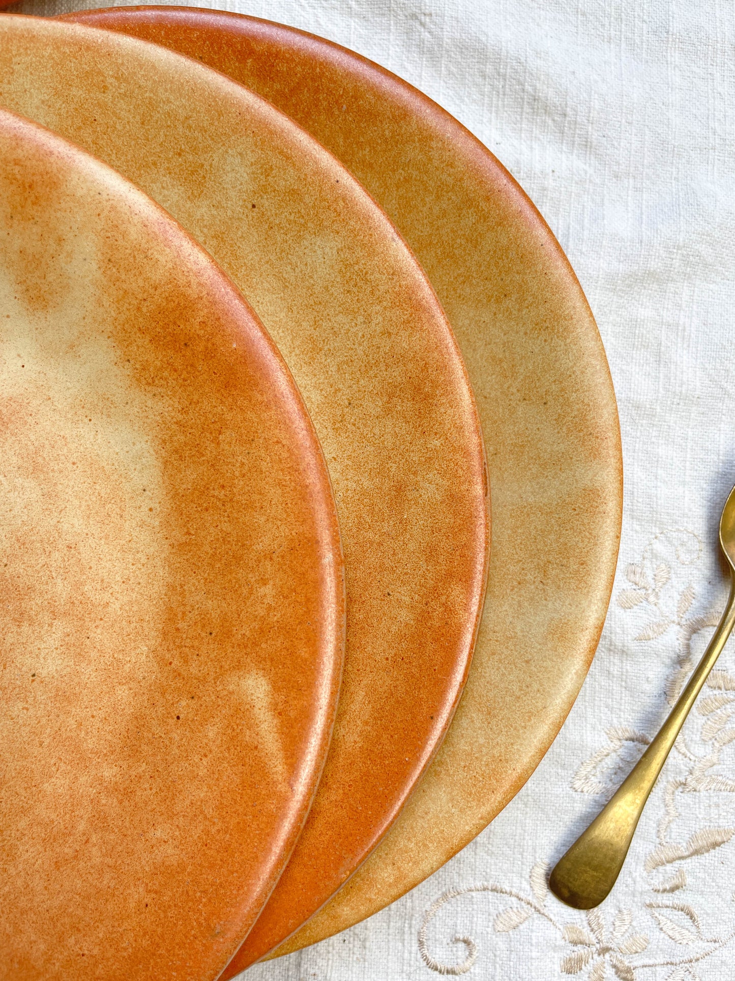 5 Assiettes Vintage en Grès Vallauris