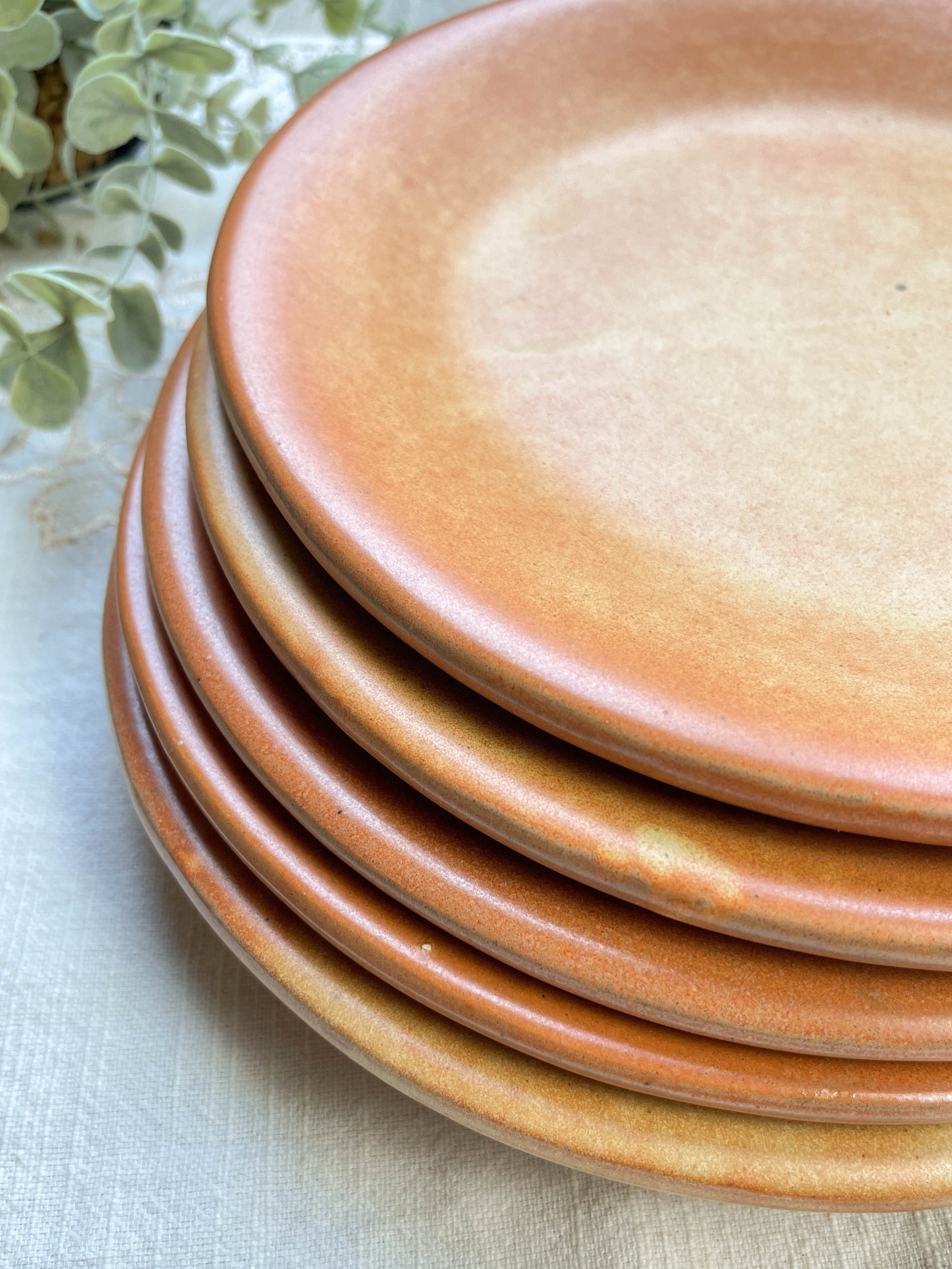 5 Assiettes Vintage en Grès Vallauris