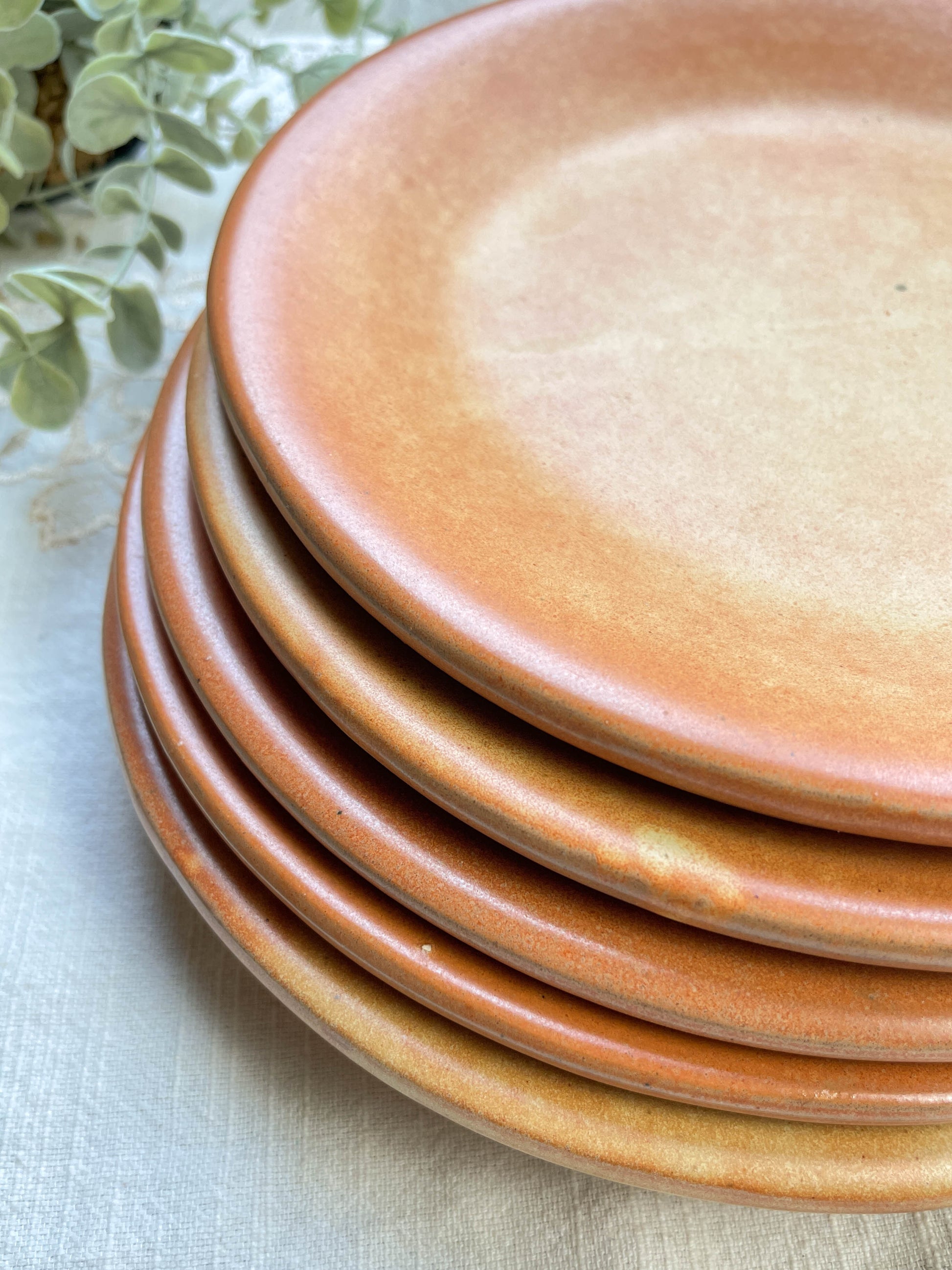 5 Assiettes Vintage en Grès Vallauris