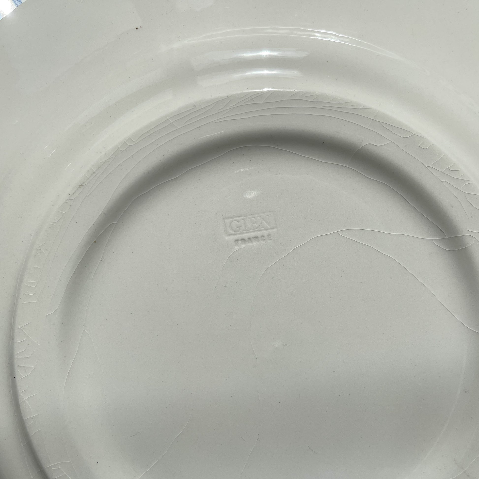 Lot de 7 Assiettes Plates Anciennes Faïence illustrée Gien
