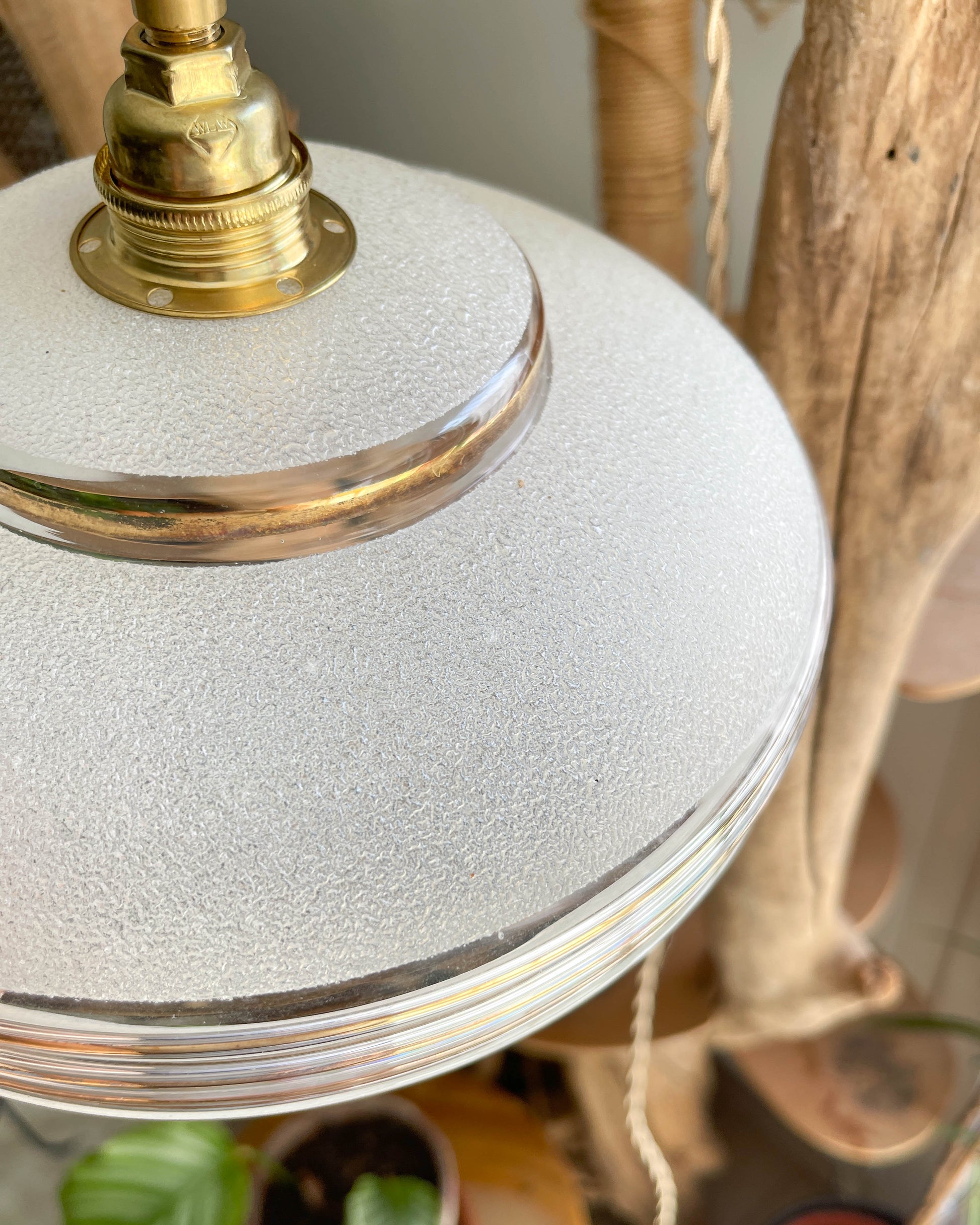 Lampe Baladeuse globe vintage style Art déco personnalisable