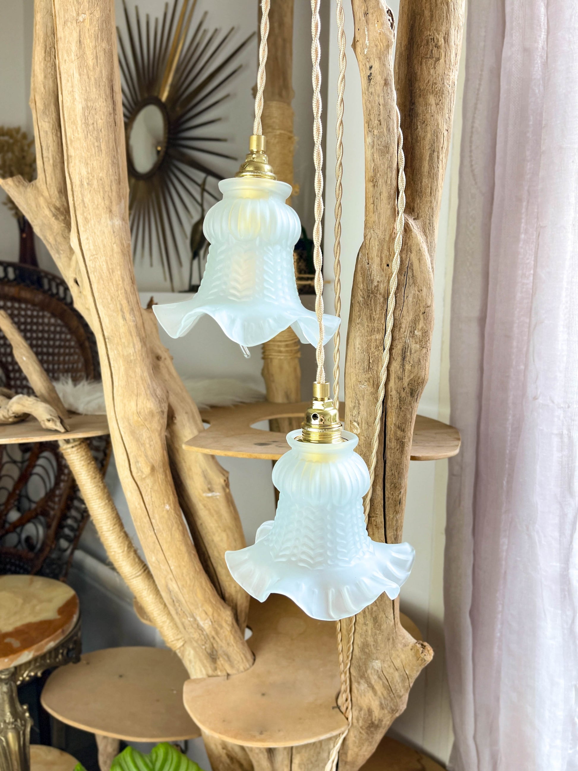 Baladeuses tulipes vintages personnalisables