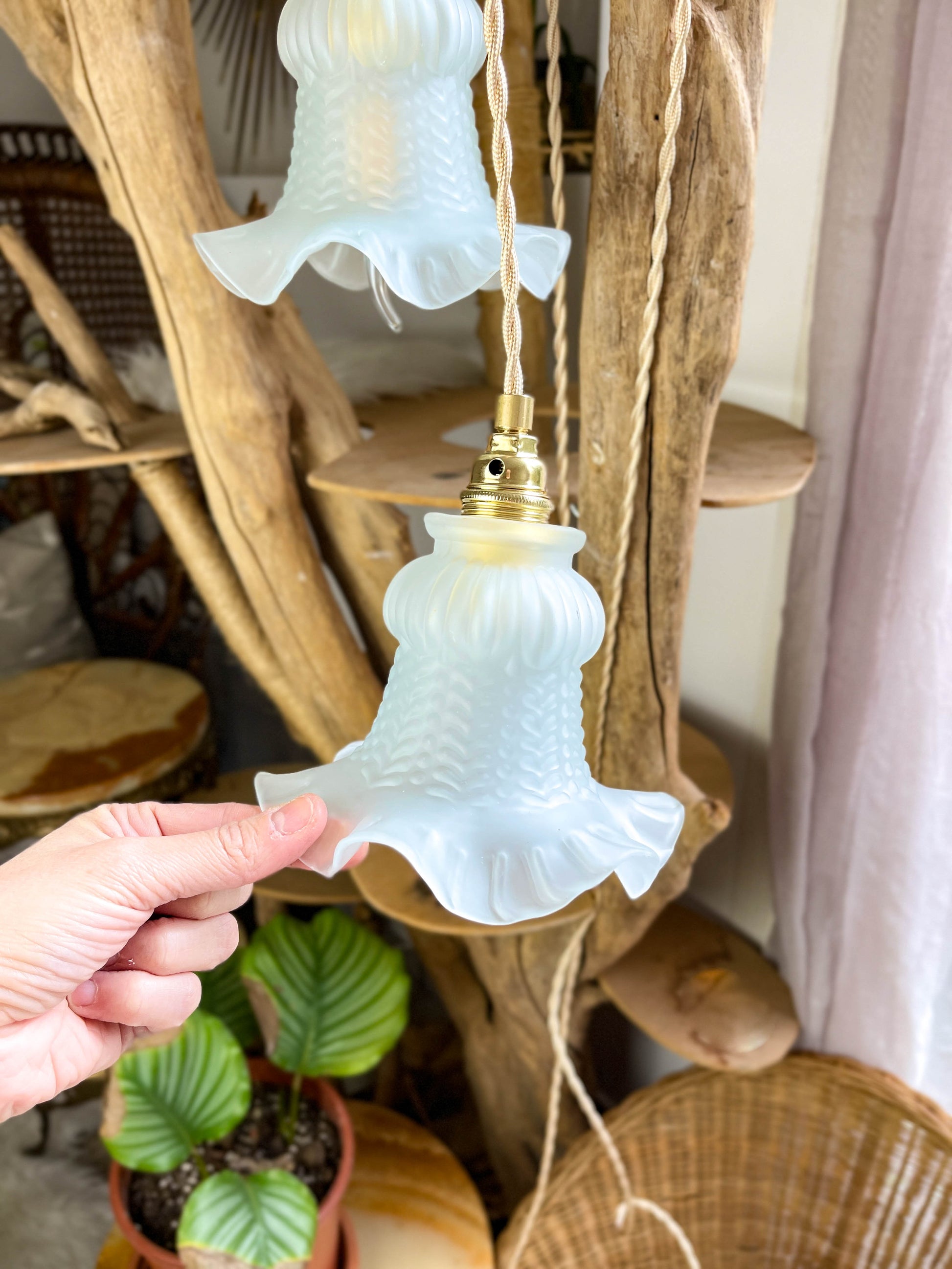 Baladeuses tulipes vintages personnalisables