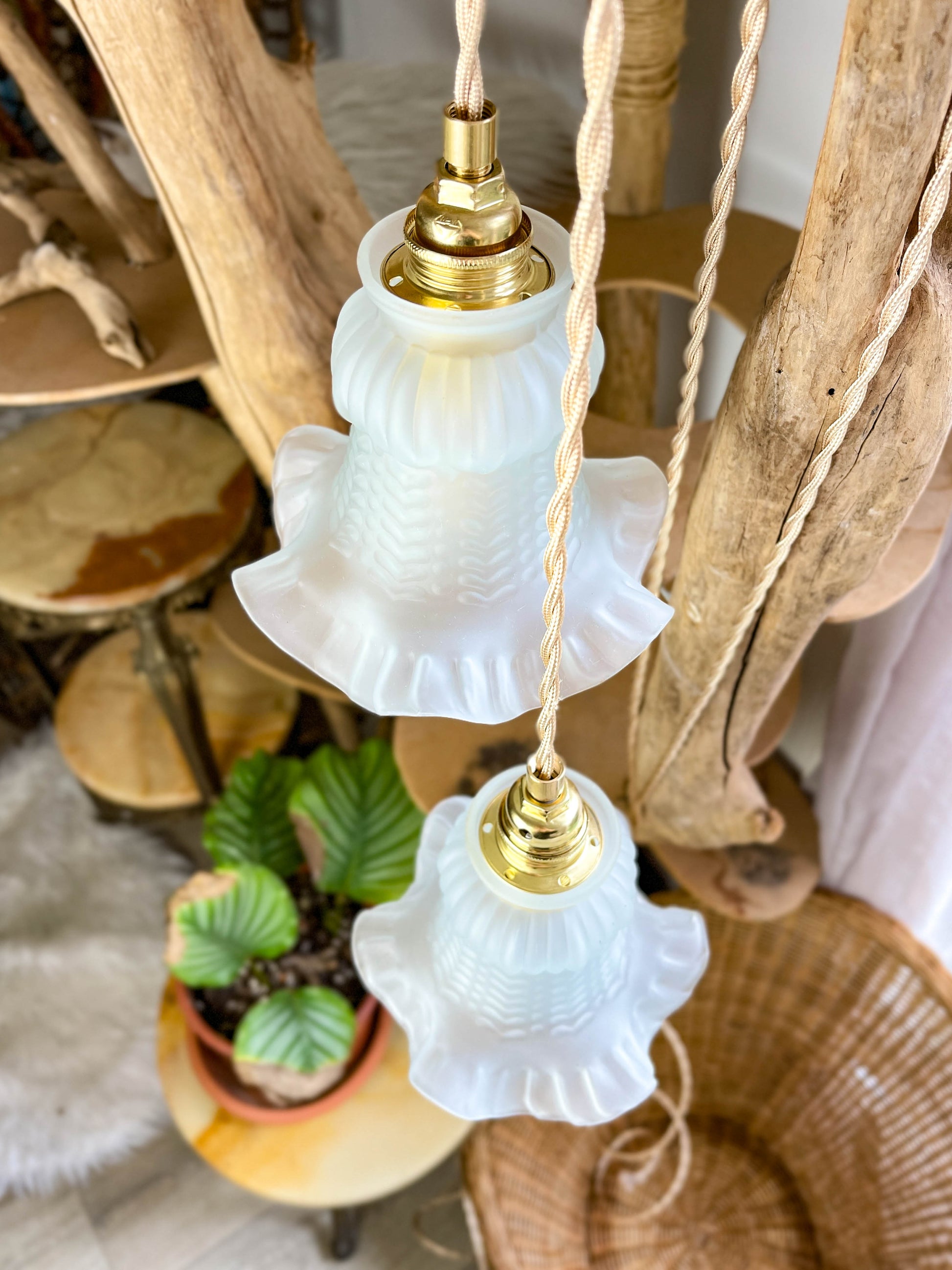 Baladeuses tulipes vintages personnalisables