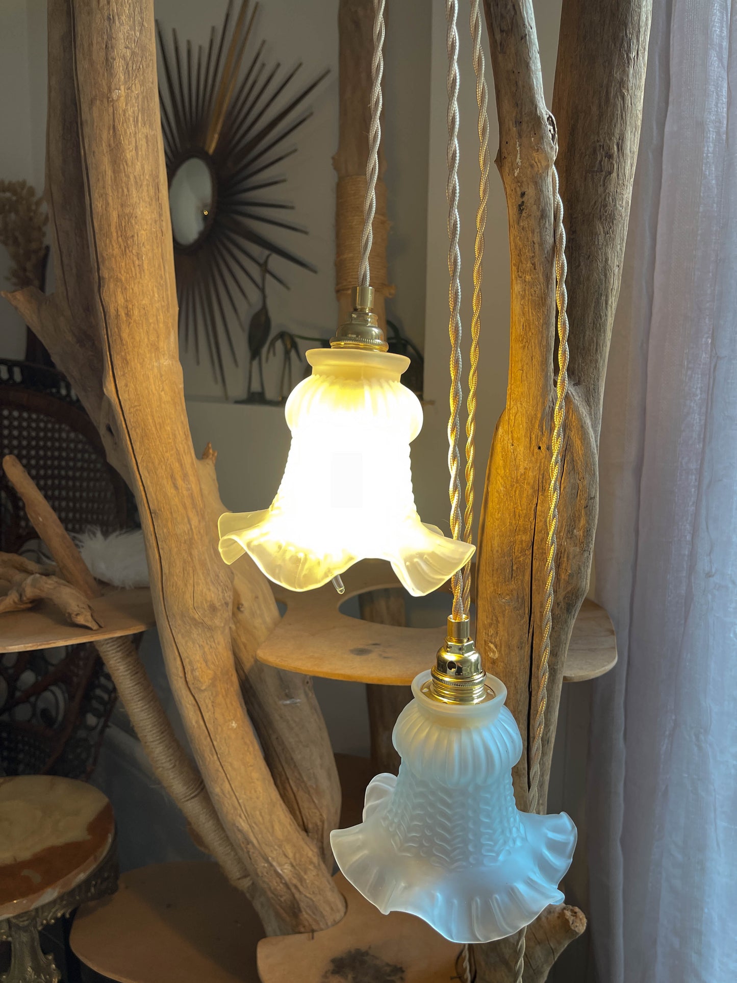 Baladeuses tulipes vintages personnalisables