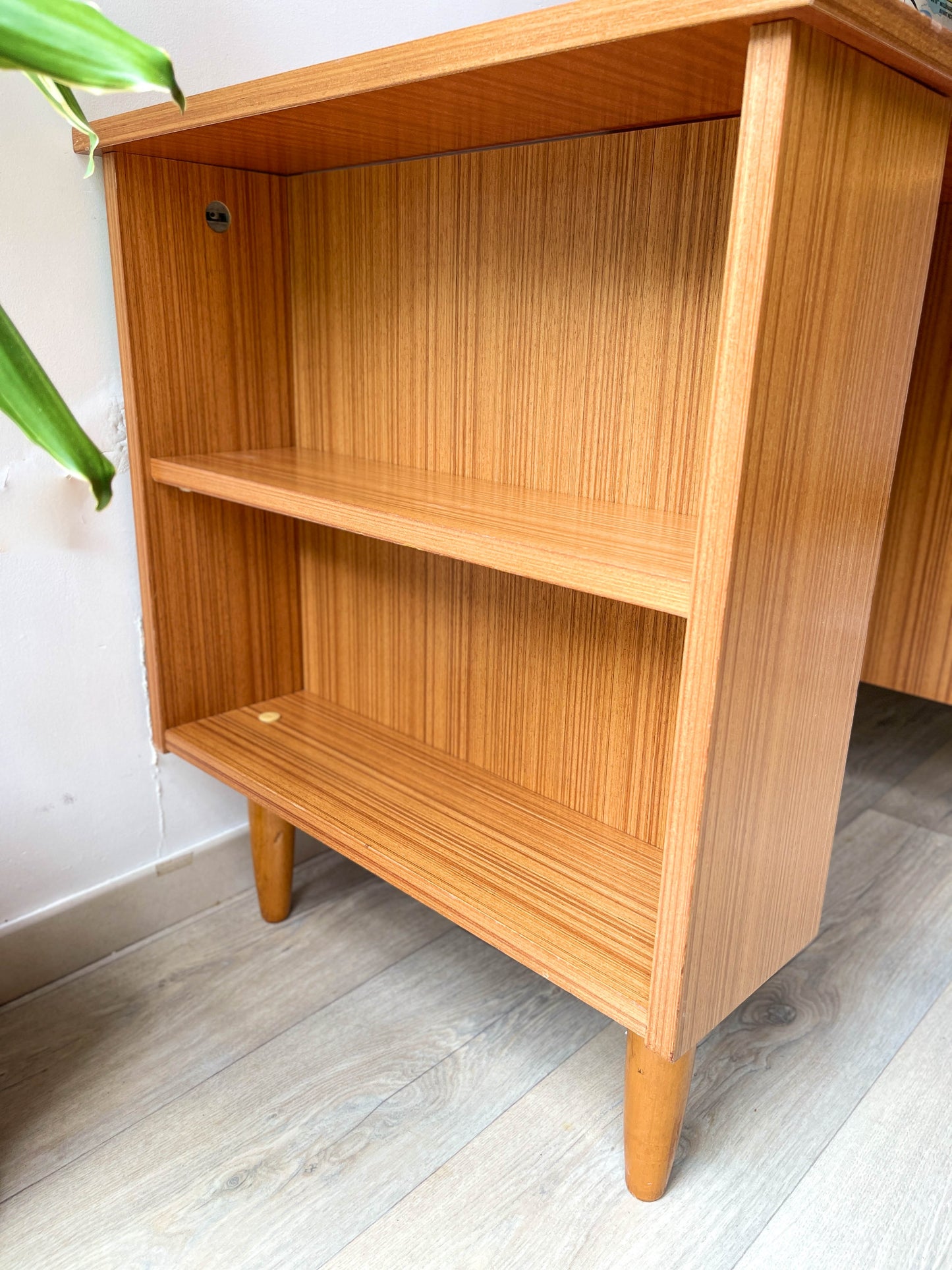 Bureau vintage style scandinave 3 tiroirs 1970