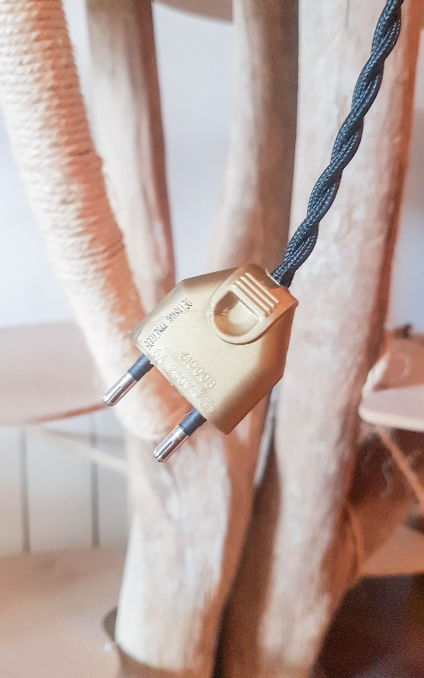 Suspension baladeuse abat-jour en verre Murano vintage – Lumière douce – Personnalisable