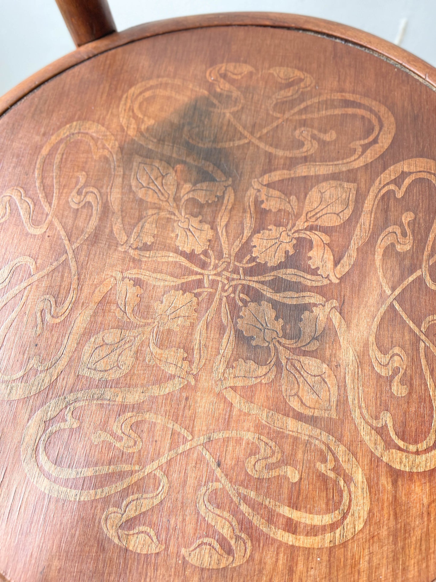 Chaise bistrot Fischel gravée, 1920