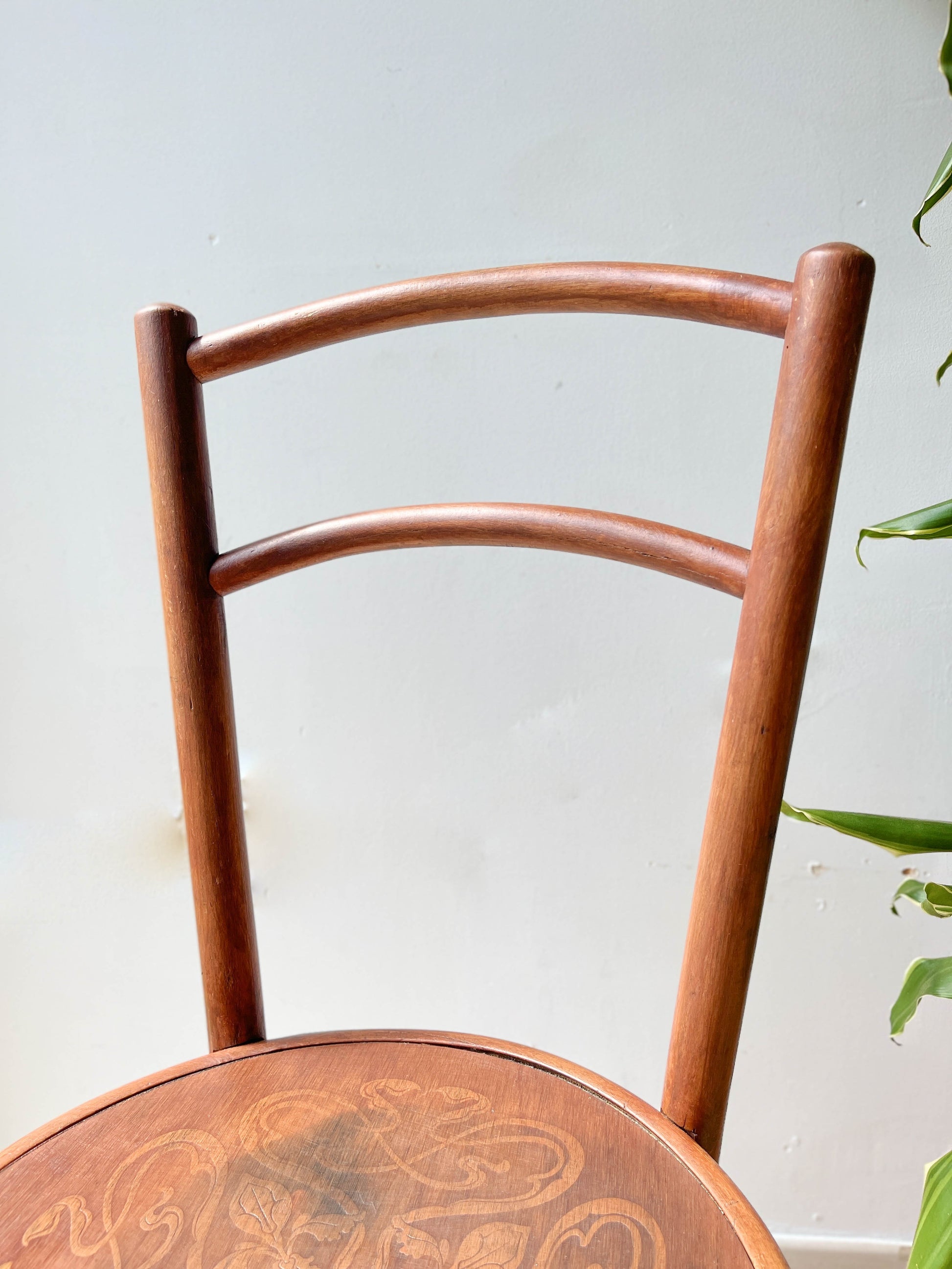 Chaise bistrot Fischel gravée, 1920