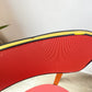 Chaises vintage années 60 bois et skaï rouge