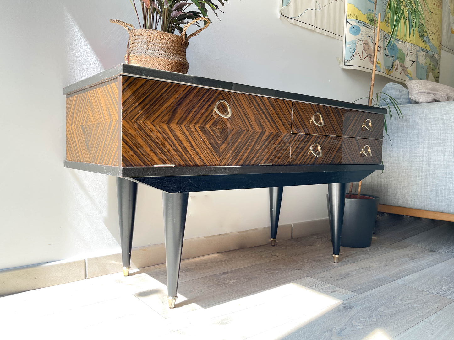 Coiffeuse vintage en Formica, 1960