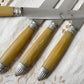 12 couteaux vintage bakélite Inox Pradel