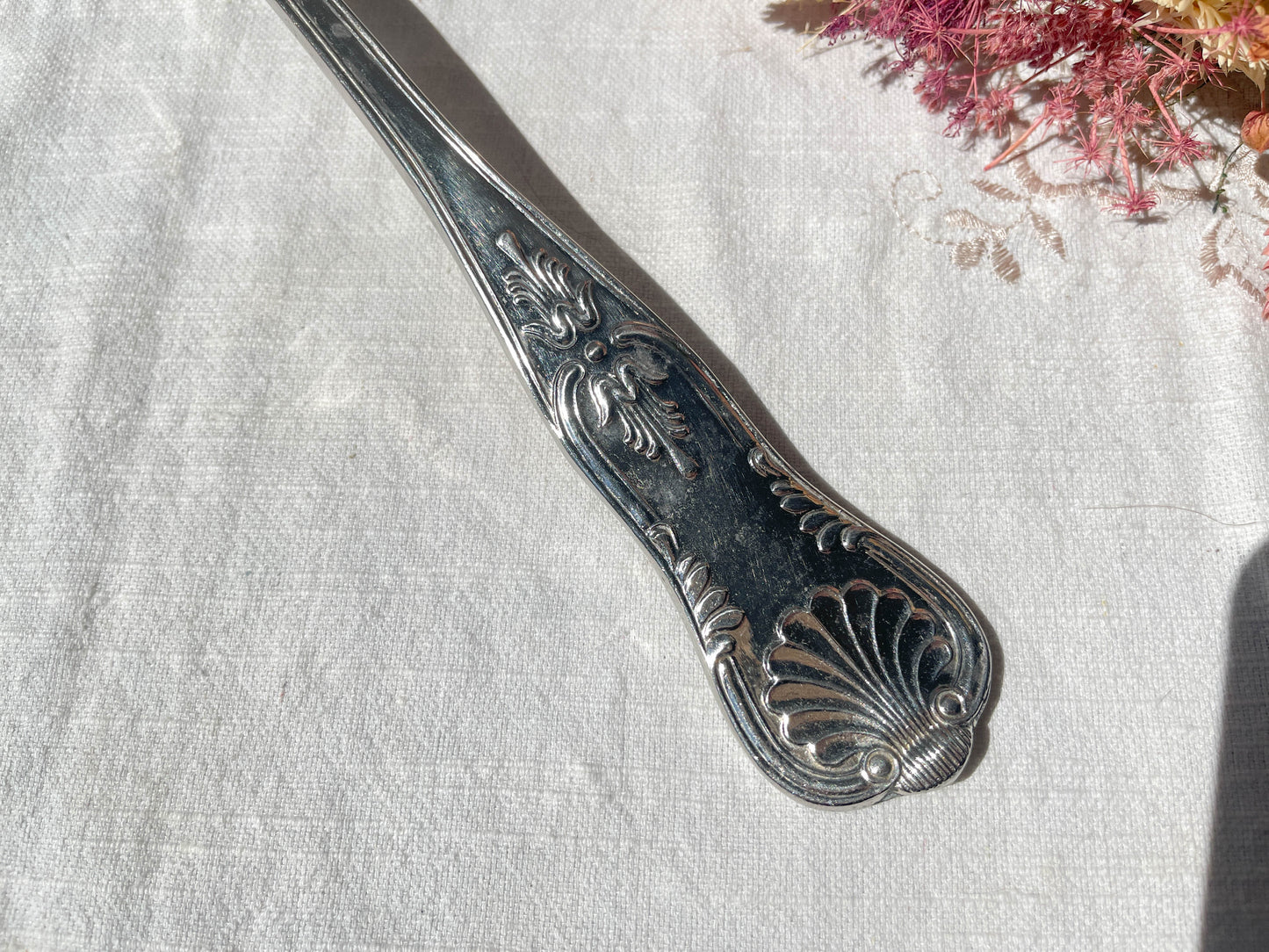 Couverts de service vintage style Rocaille