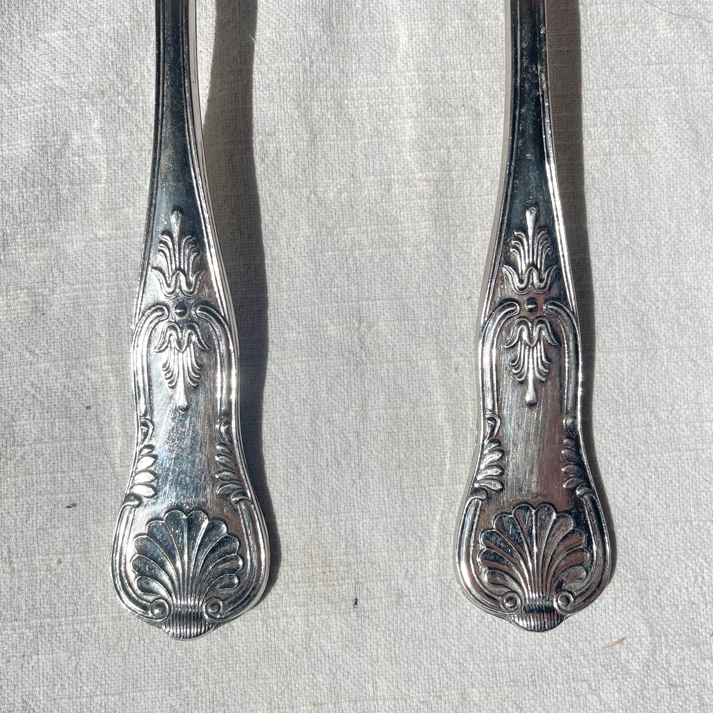 Couverts de service vintage style Rocaille