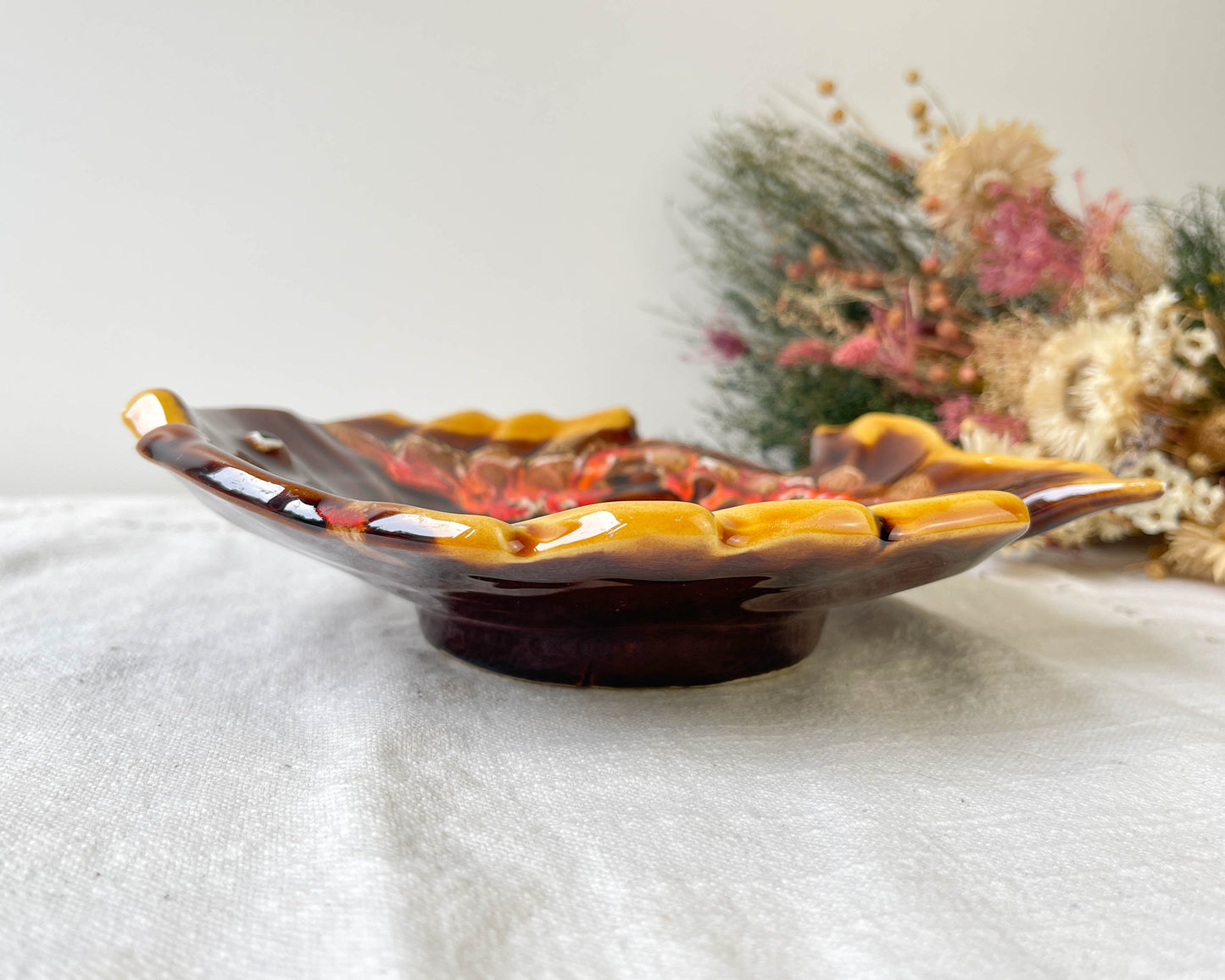 Petit plat vintage en céramique poisson VALLAURIS 1950/60
