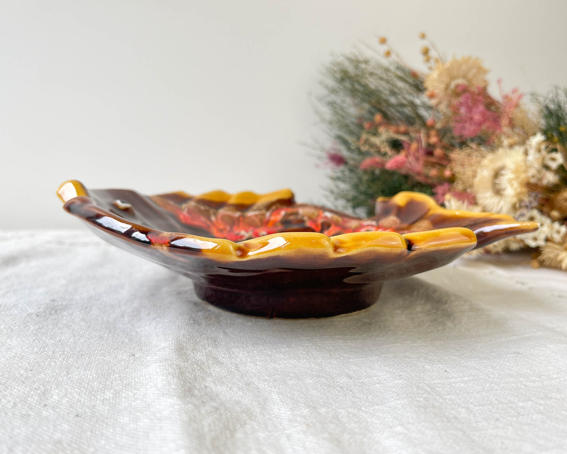 Petit plat vintage en céramique poisson VALLAURIS 1950/60