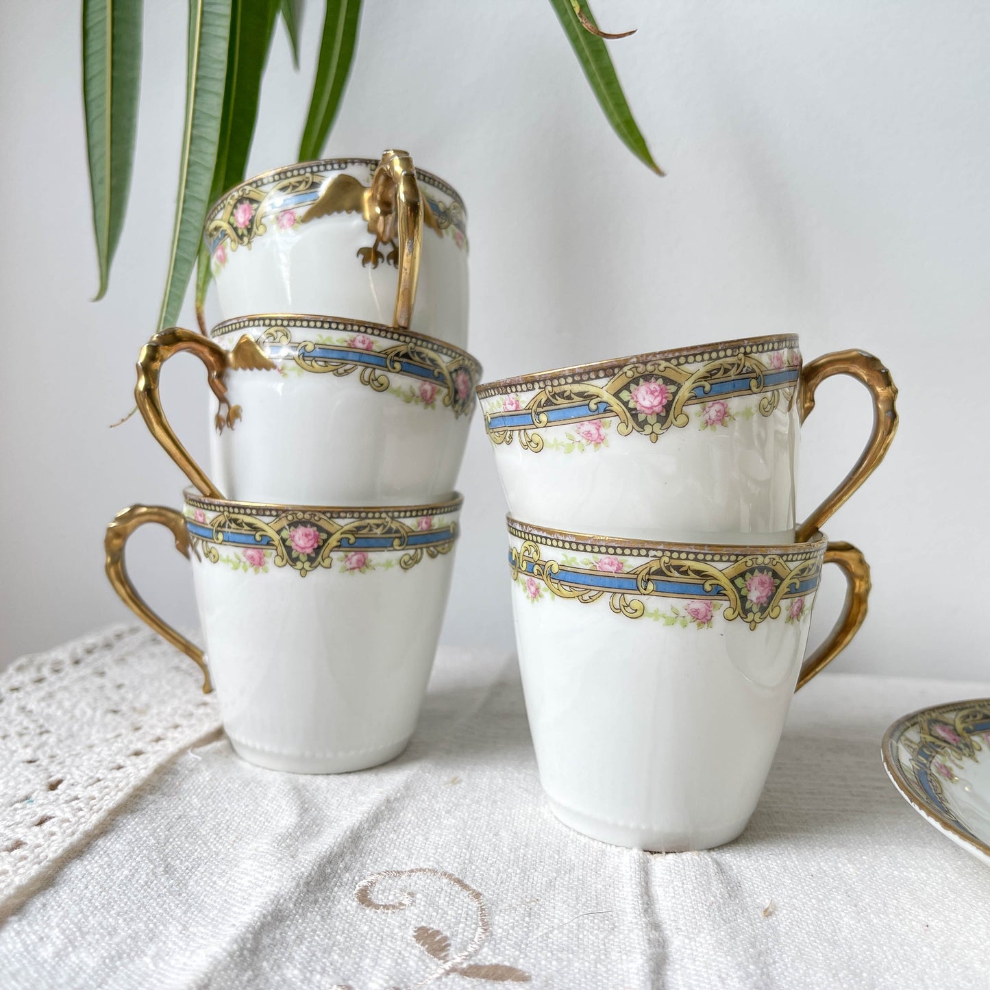 Service à thé et café 12 personnes Limoges Chabrol & Poirier - Porcelaine Française