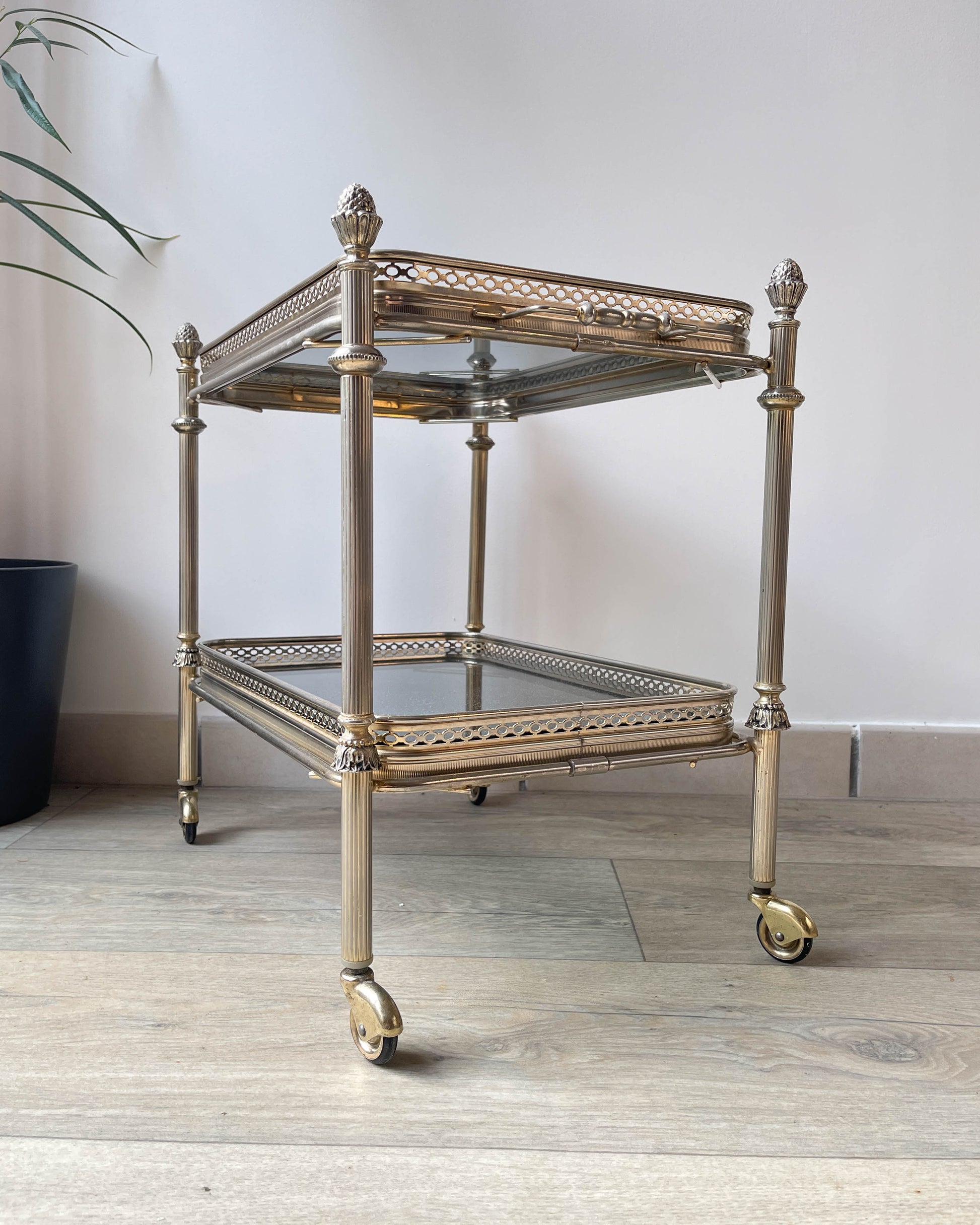 Table desserte roulante Maison Bagues 1960