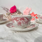3 Tasses à Café en porcelaine blanche et rose Villero & Boch VALERIA Made in Germany