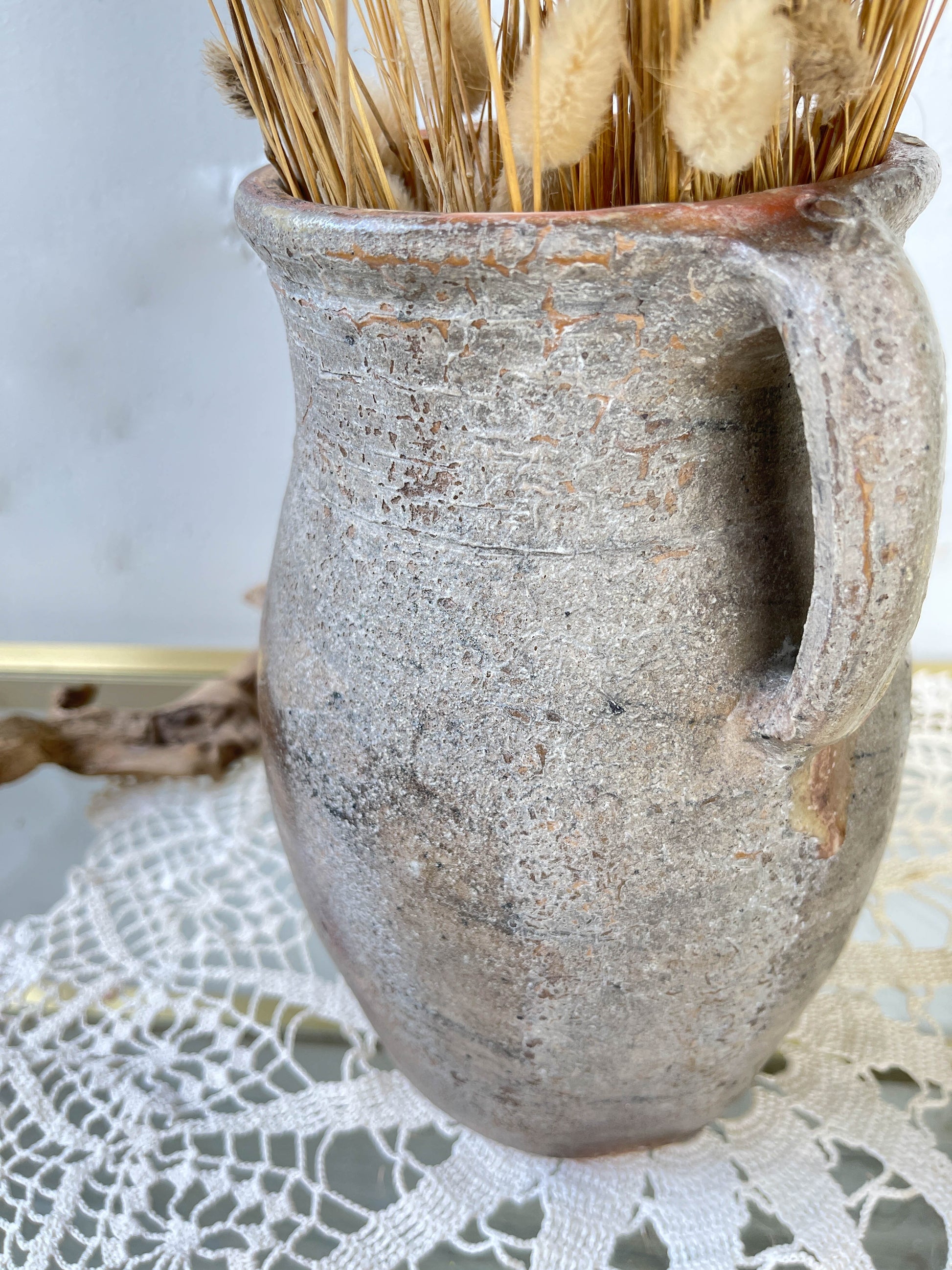 Vase en grès vintage