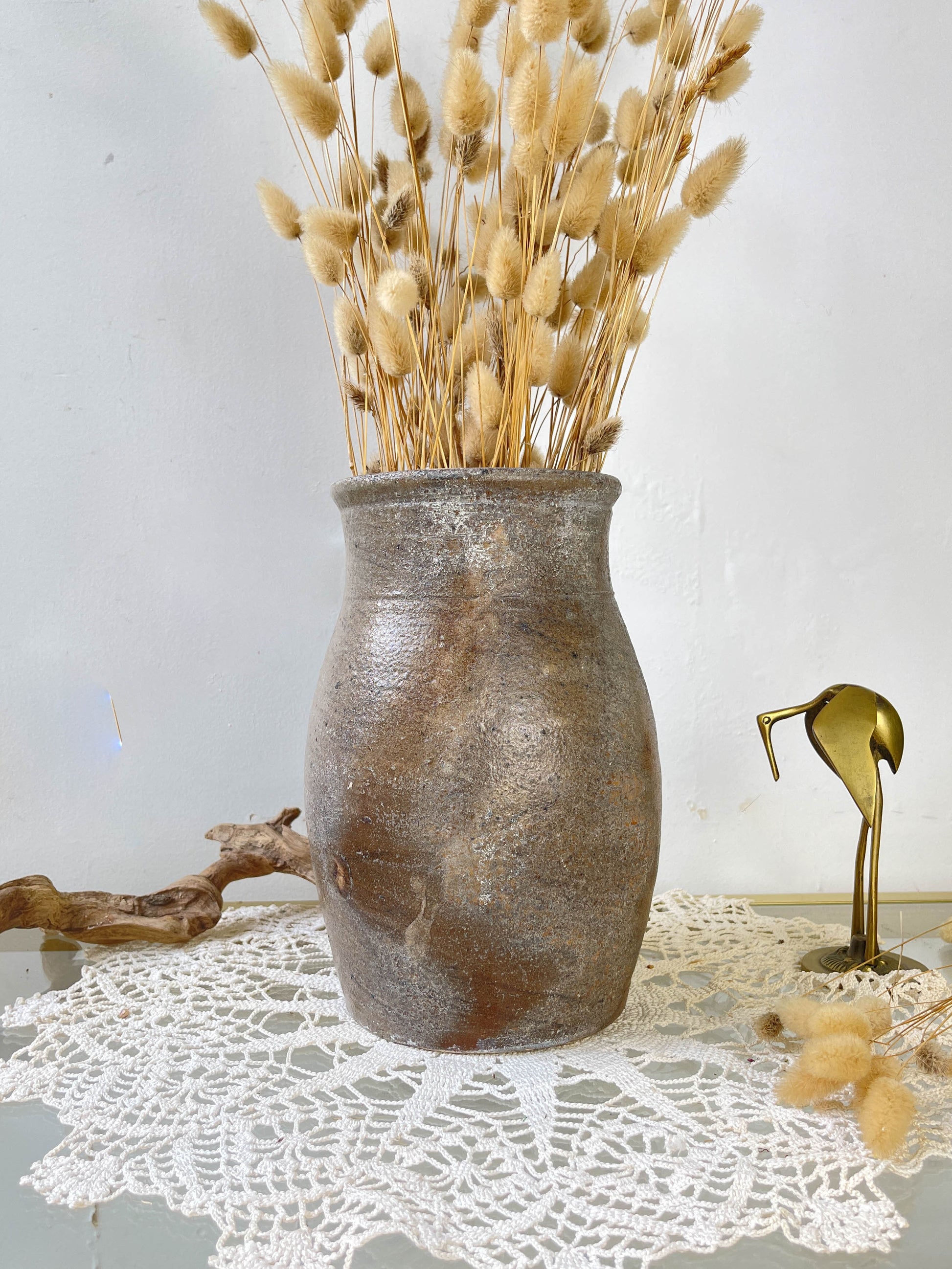 Vase en grès vintage