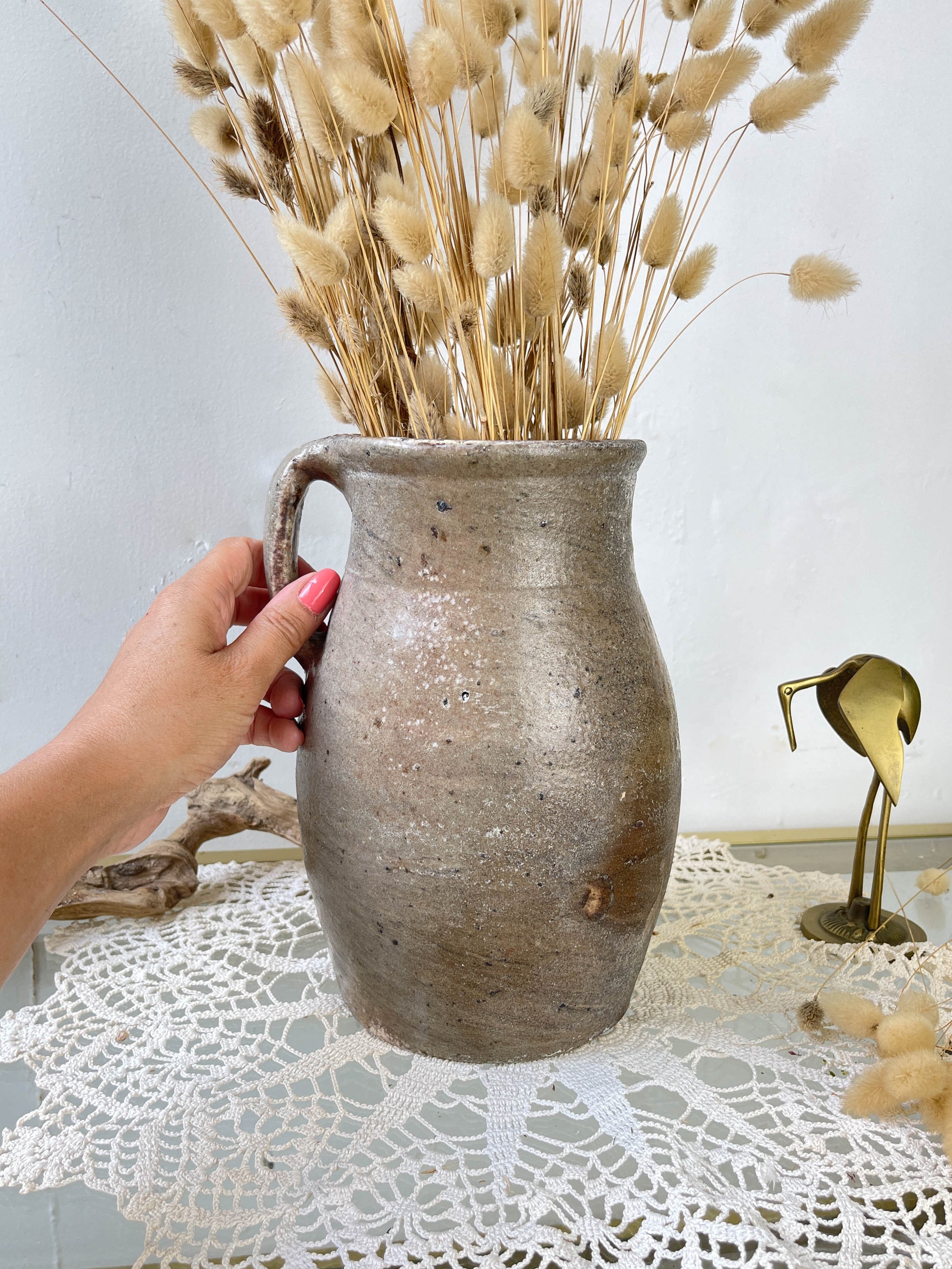 Vase en grès vintage