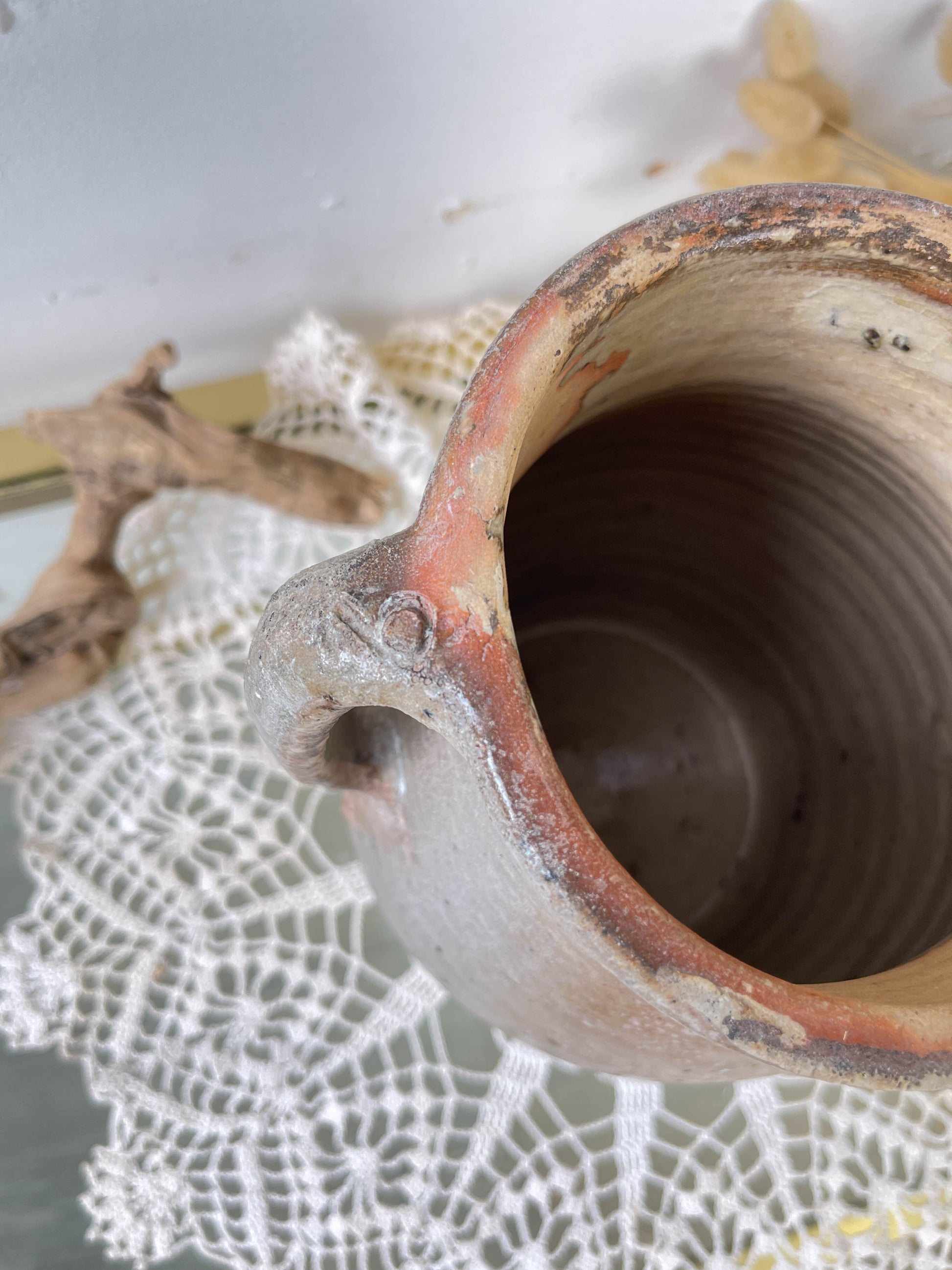 Vase en grès vintage
