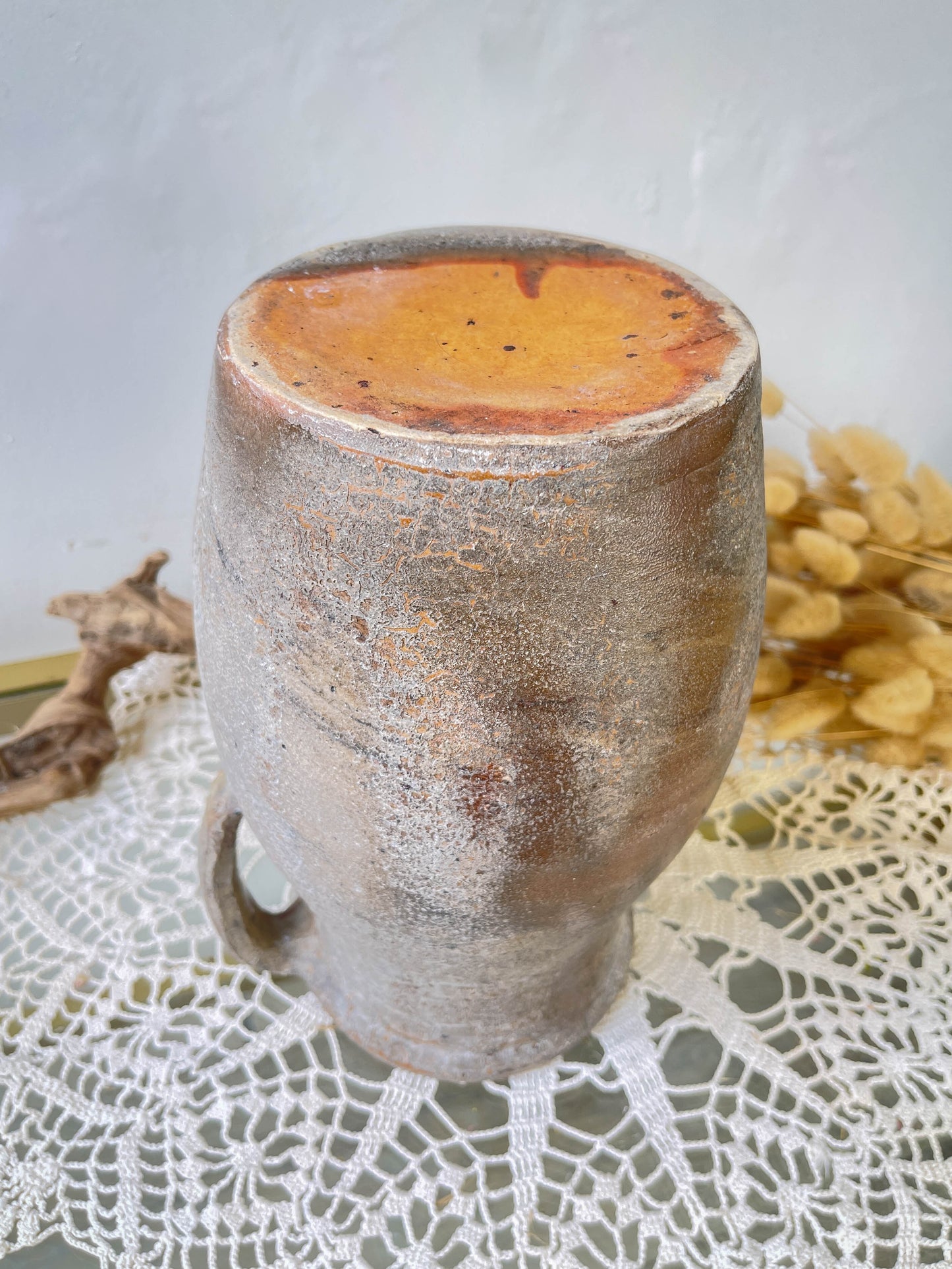 Vase en grès vintage