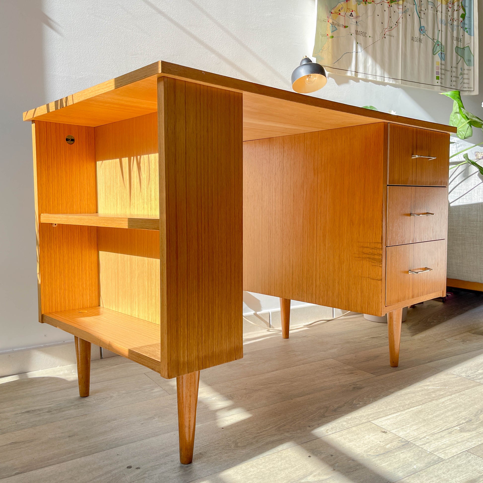 Bureau vintage style scandinave 1970