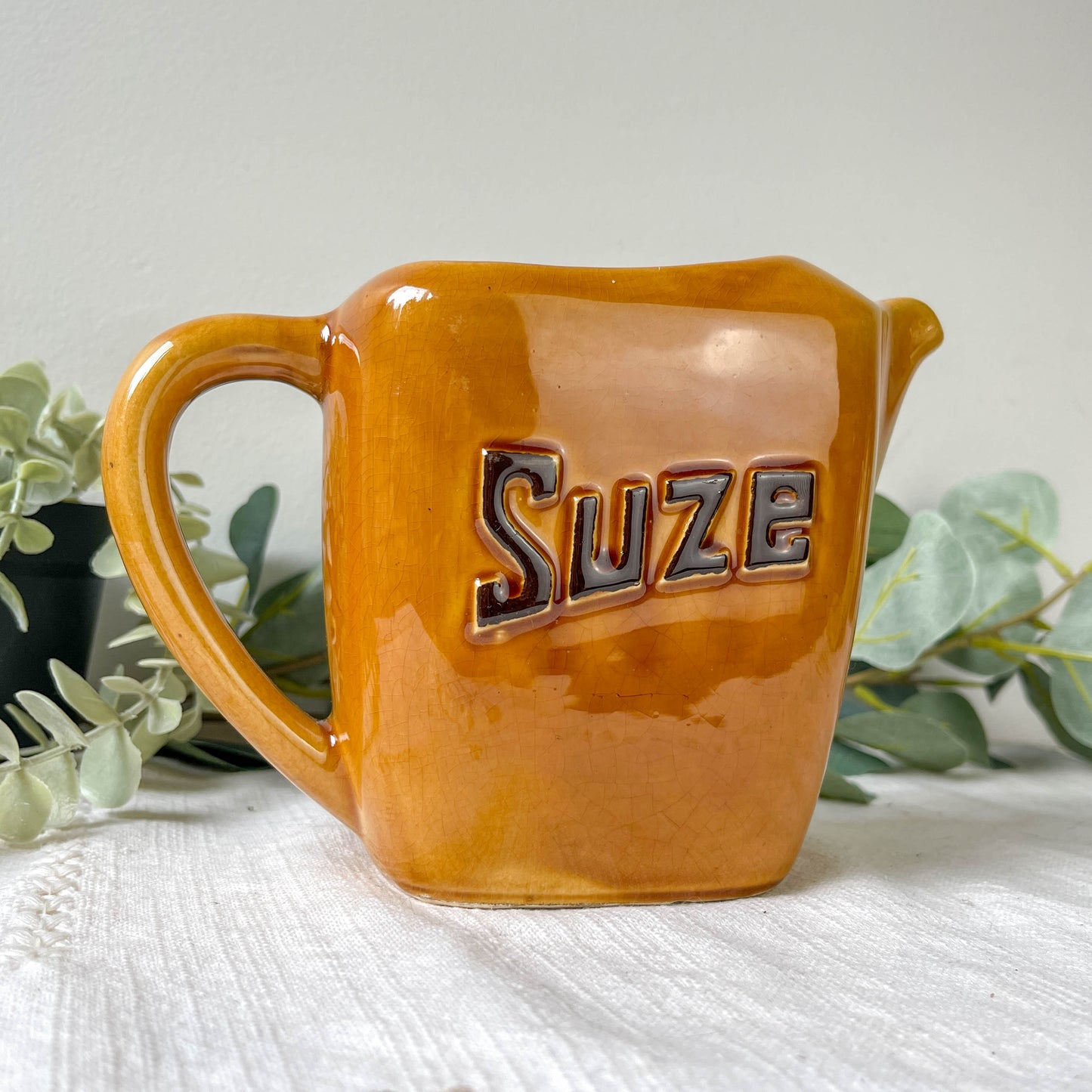 Suze vintage stoneware carafe