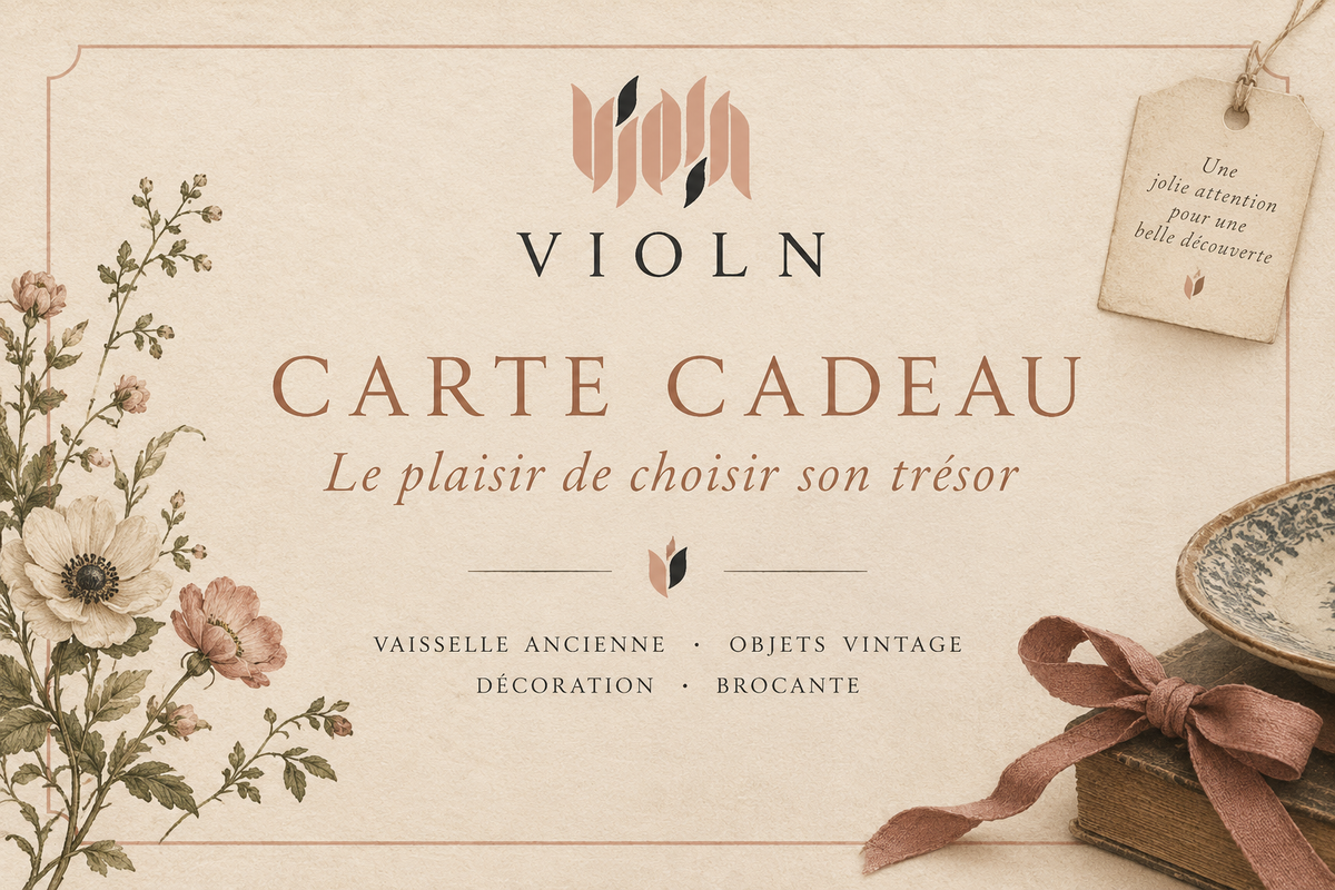 Carte cadeau VIOLN – Le plaisir de choisir son trésor vintage
