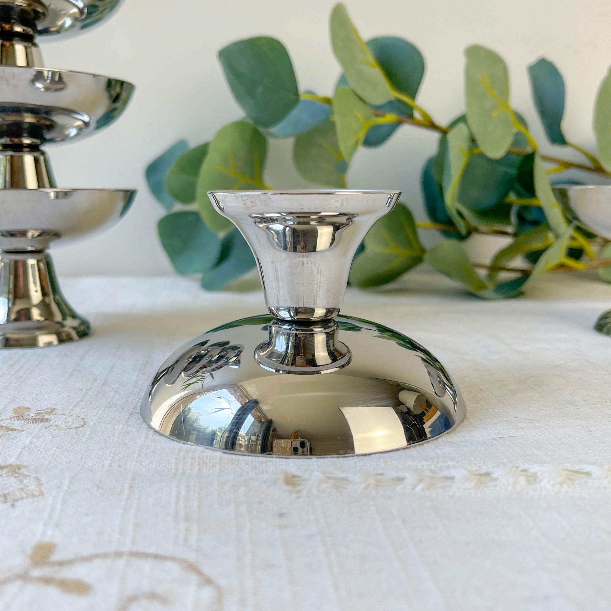 6 Coupelles Vintage Inox Années 70