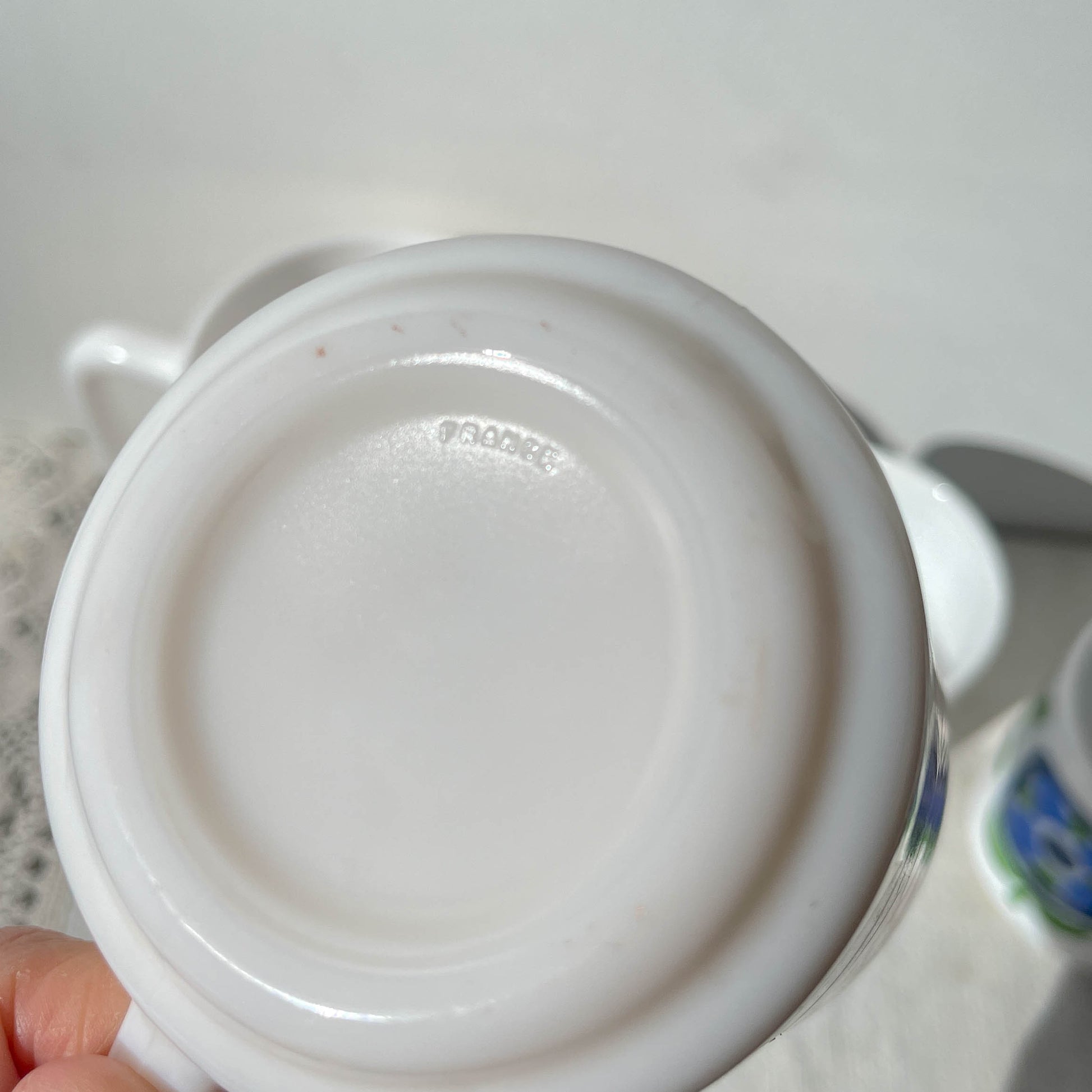 Service à café vintage MOBIL Arcopal – Tasses et pichet Made in France