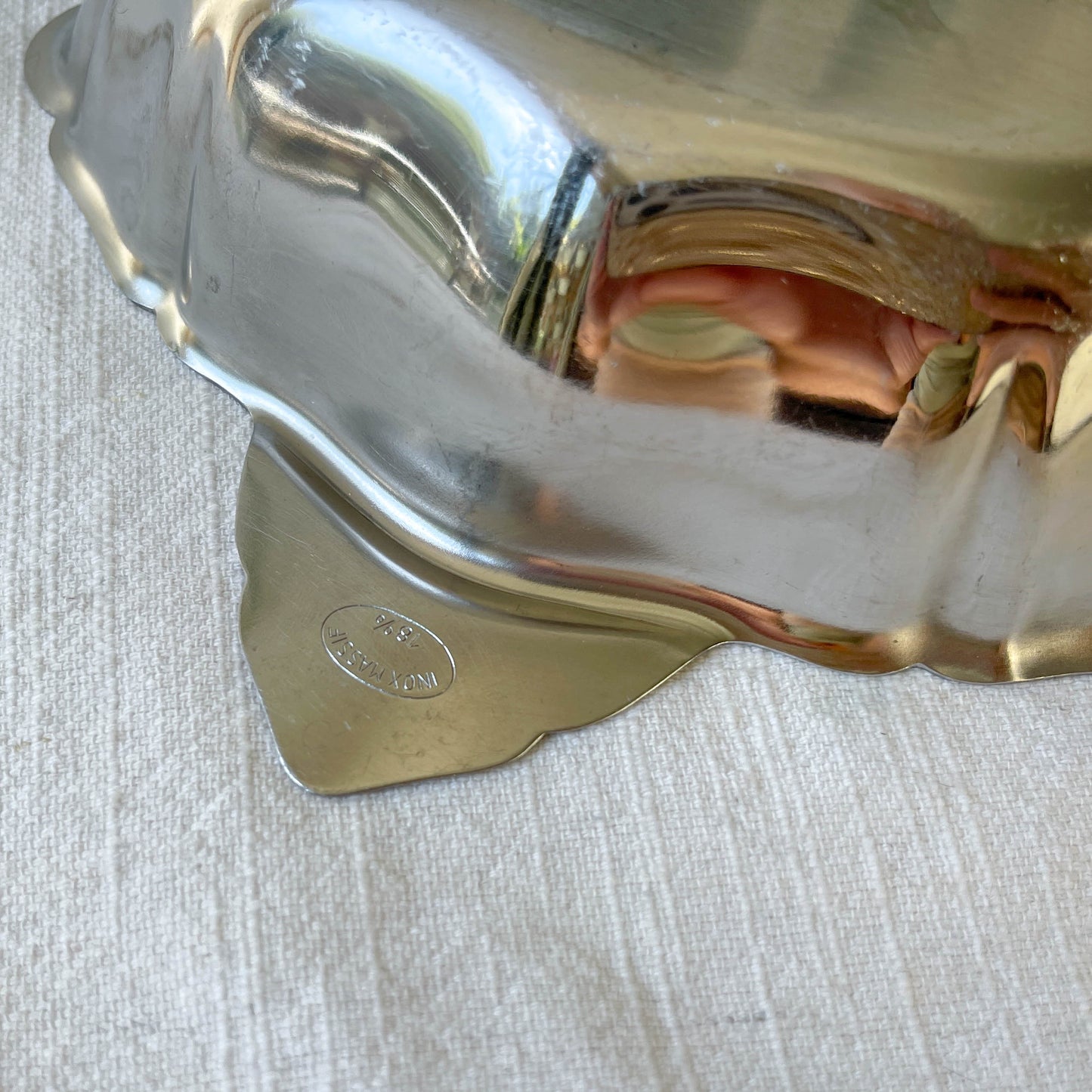 Saucière Vintage Inox Massif 18% Années 70