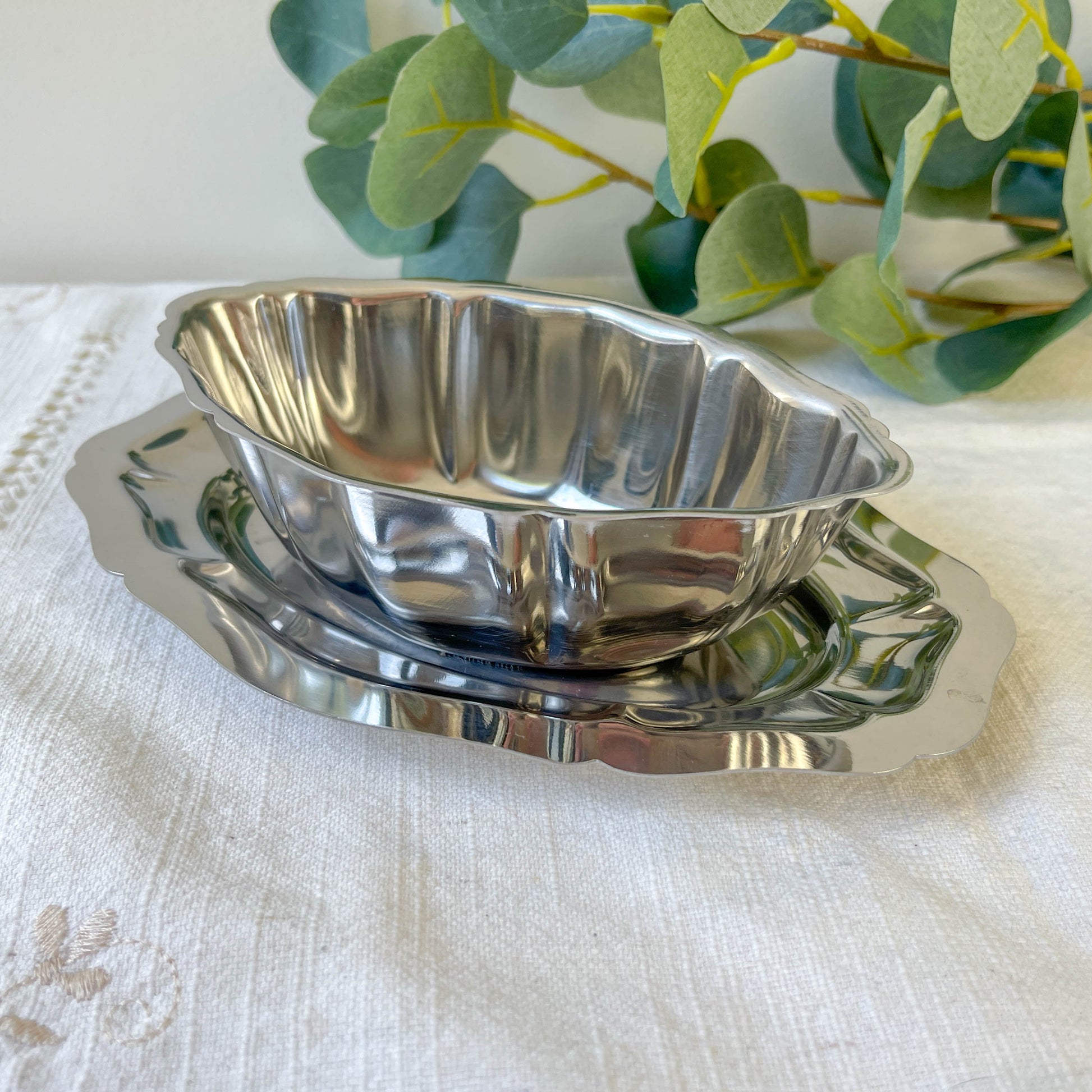 sauciere inox vintage Guy Degrenne