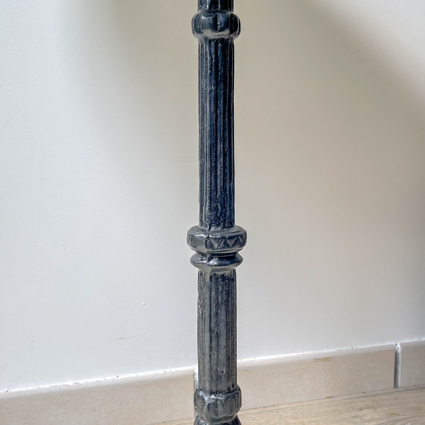 Authentic Parisian Bistro Table - Marble and Cast Iron, 1920s Style