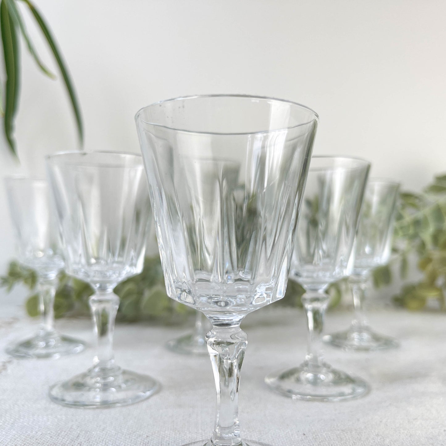 6 Verres à liqueur vintage Cristal D'Arques Versailles