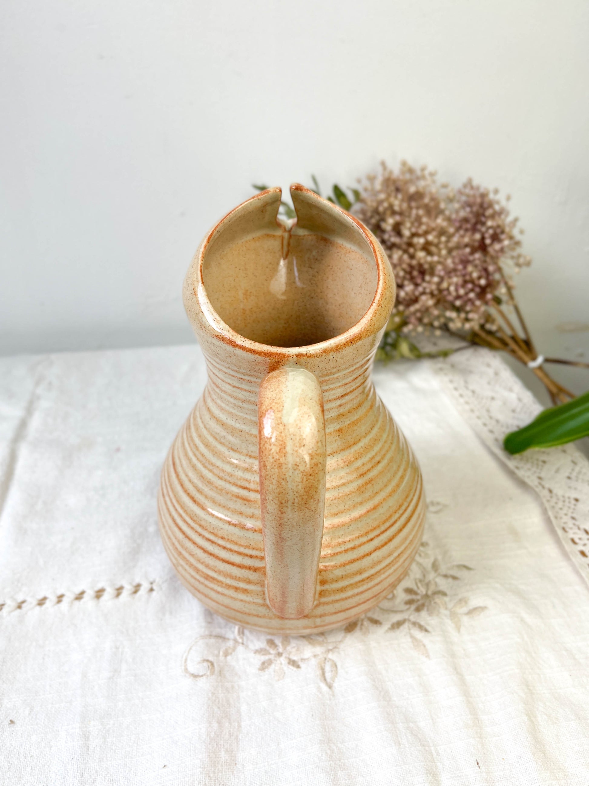Pichet en grès émaillé vintage