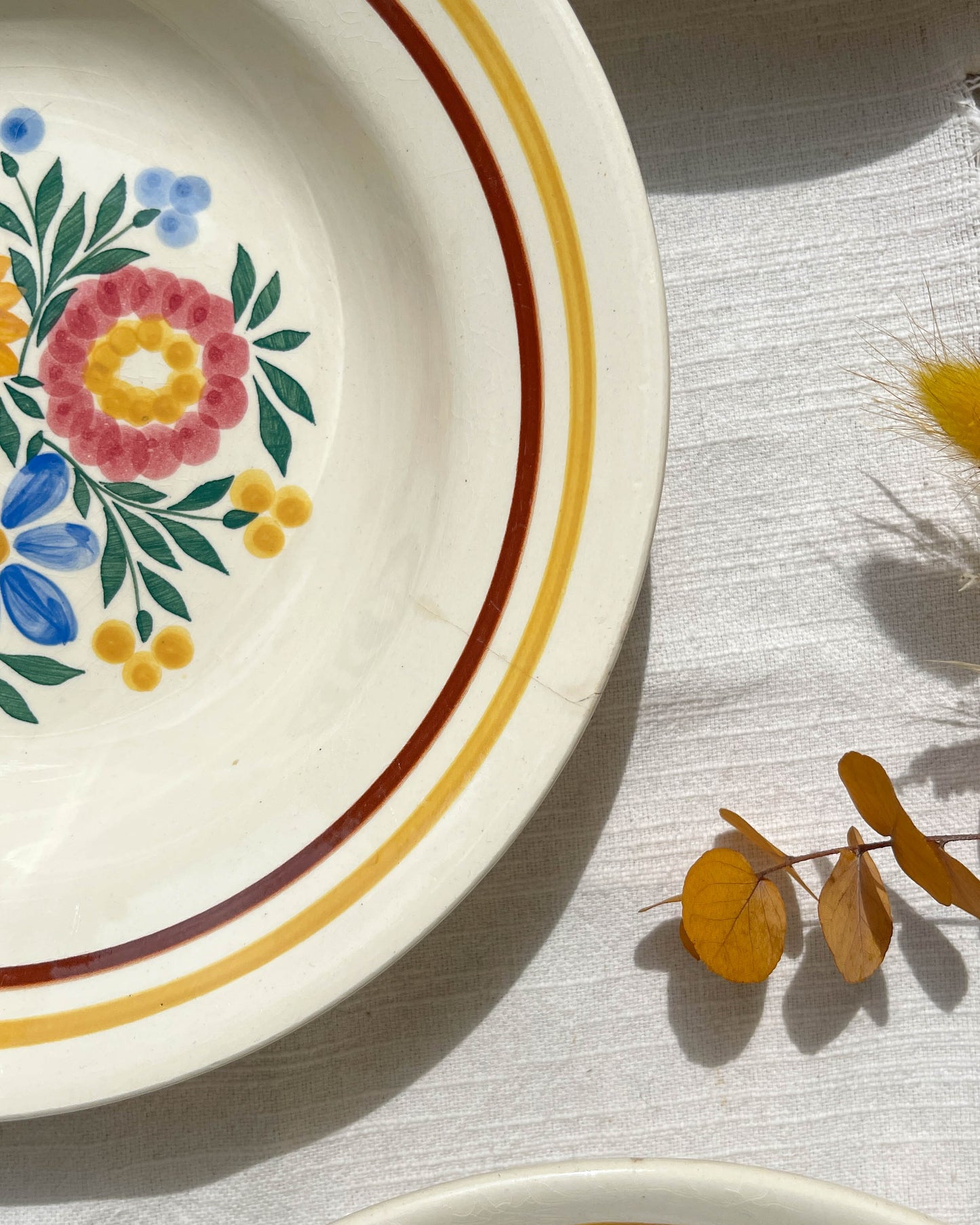 5 ORSAY Printemps Paris earthenware soup plates