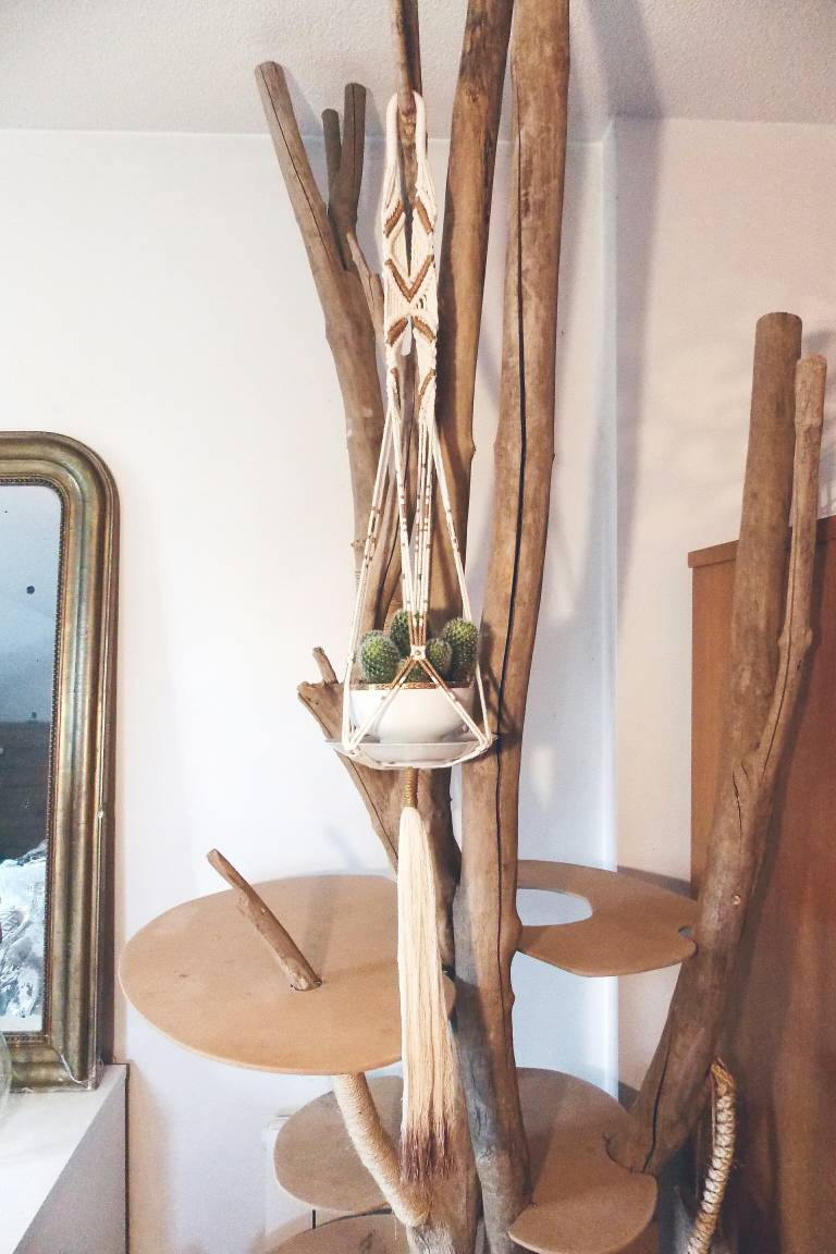 Suspension en crochet porte plante - violn.fr