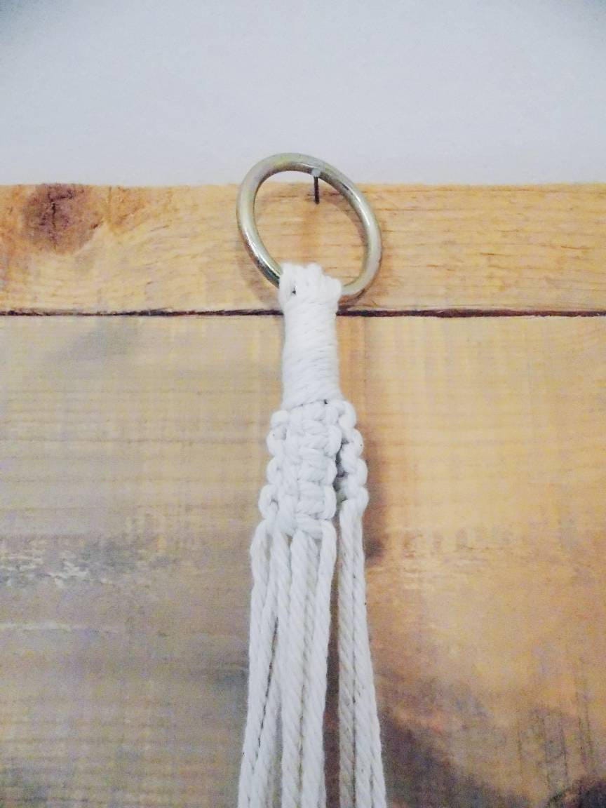 Suspension porte plante en crochet