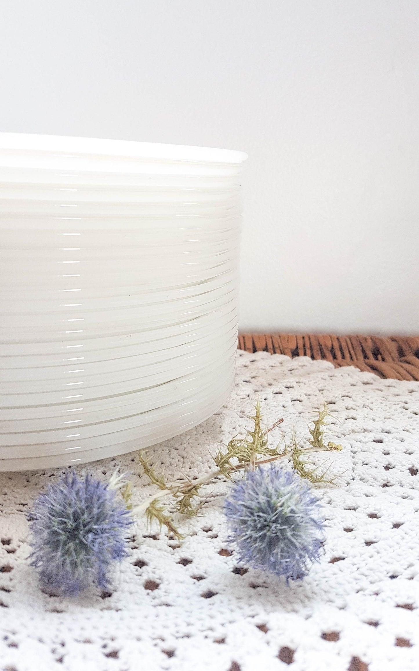 6 small white Arcopal plates made in France