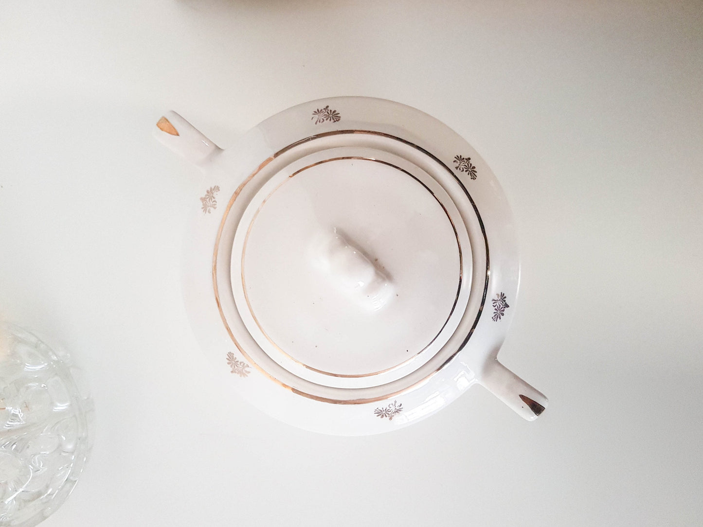 Sucrier en porcelaine Digoin & Sarreguemines modèle NICO, 1950 - violn.fr