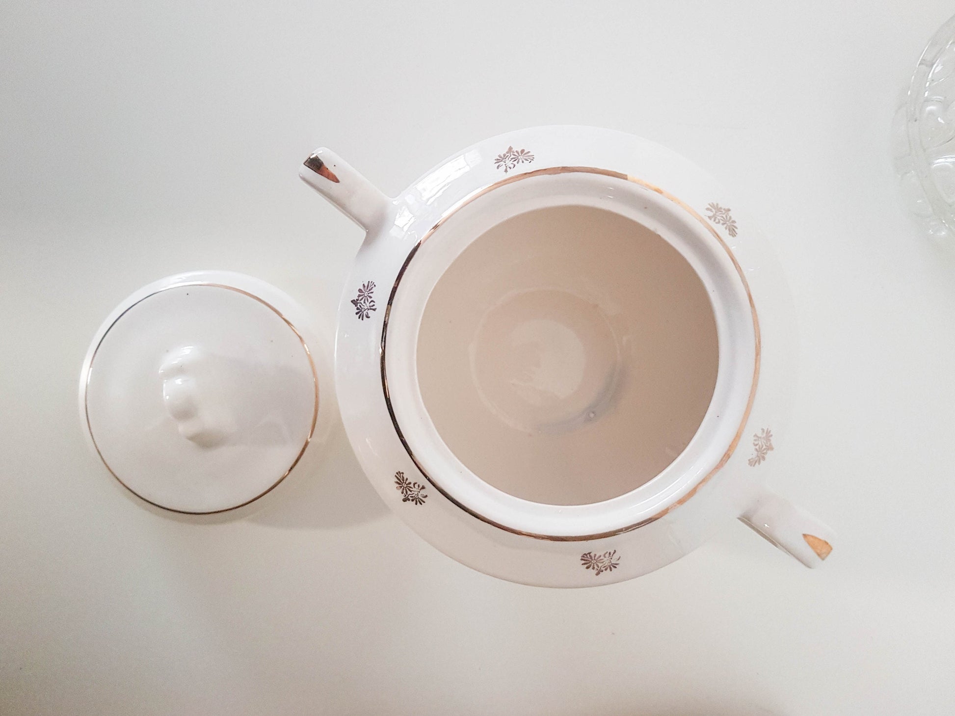 Sucrier en porcelaine Digoin & Sarreguemines modèle NICO, 1950 - violn.fr