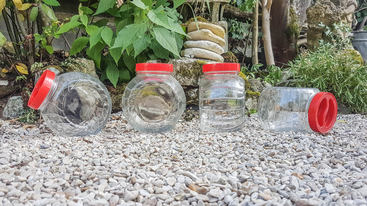 Vintage glass jar CONVETRO made in Italy